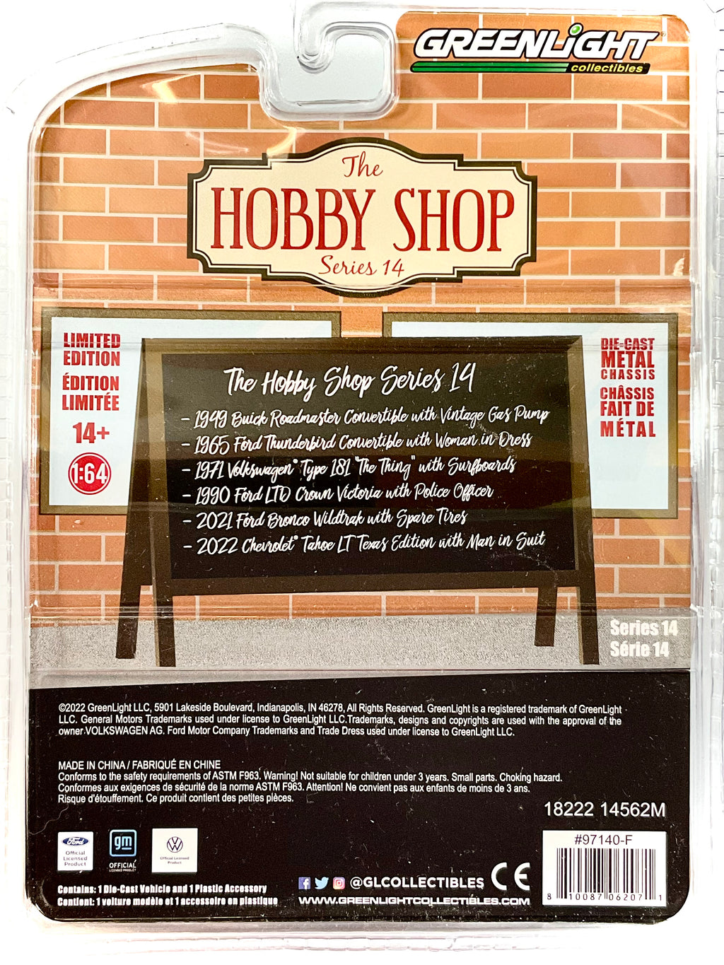 CHEVROLET TAHOE del 2022 , GREENLIGHT scala 1/64