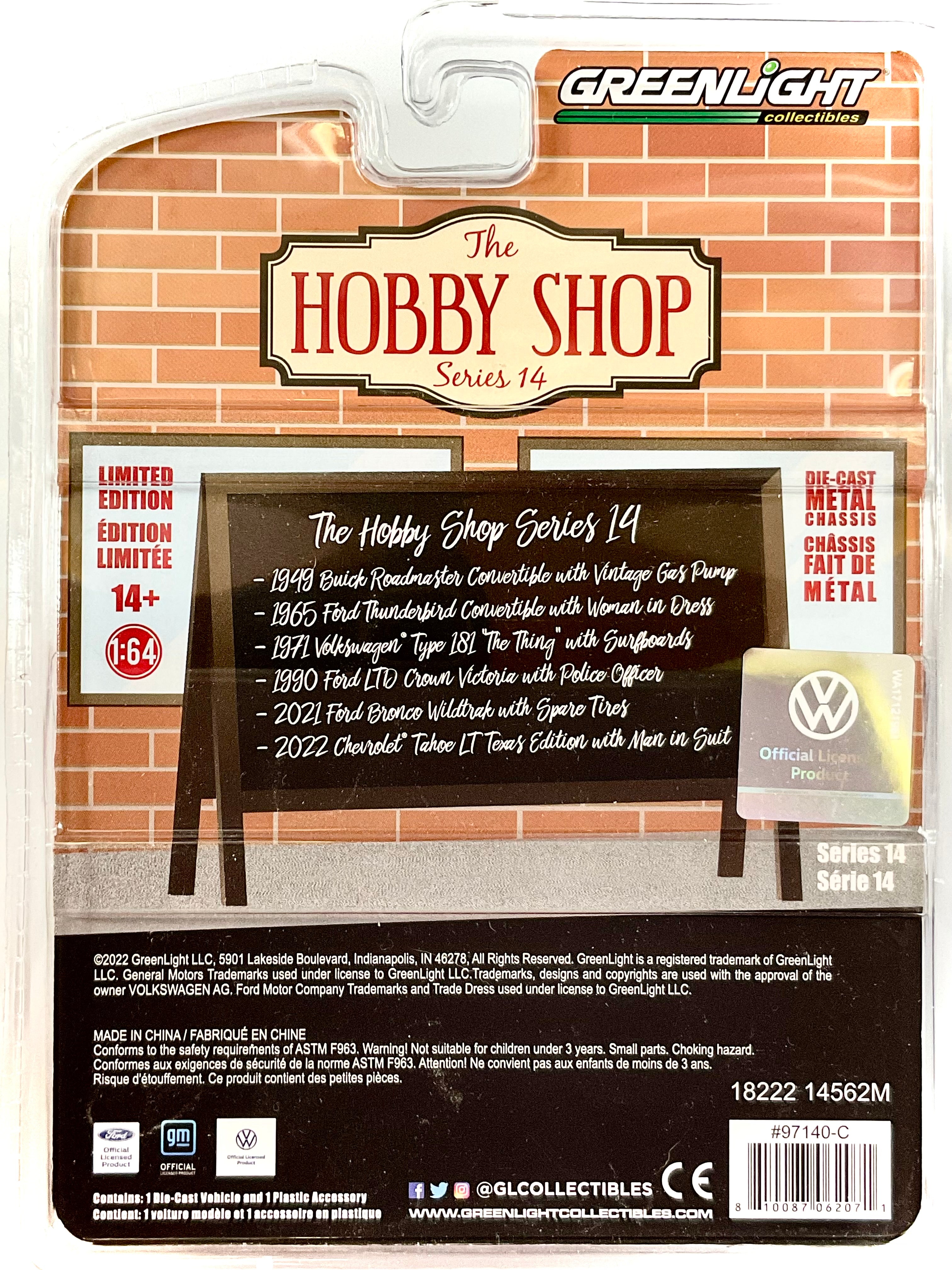 WOLKSWAGEN TYPE 181 del 1971 , GREENLIGHT scala 1/64