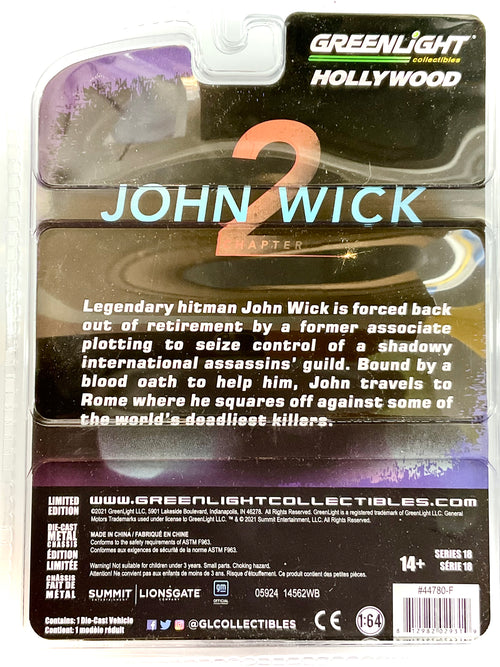 Chevrolet Chevelle SS 396 1970 John Wick 2 Blue Chrome 1:64 – Greenlight 44780-F-retro confezione