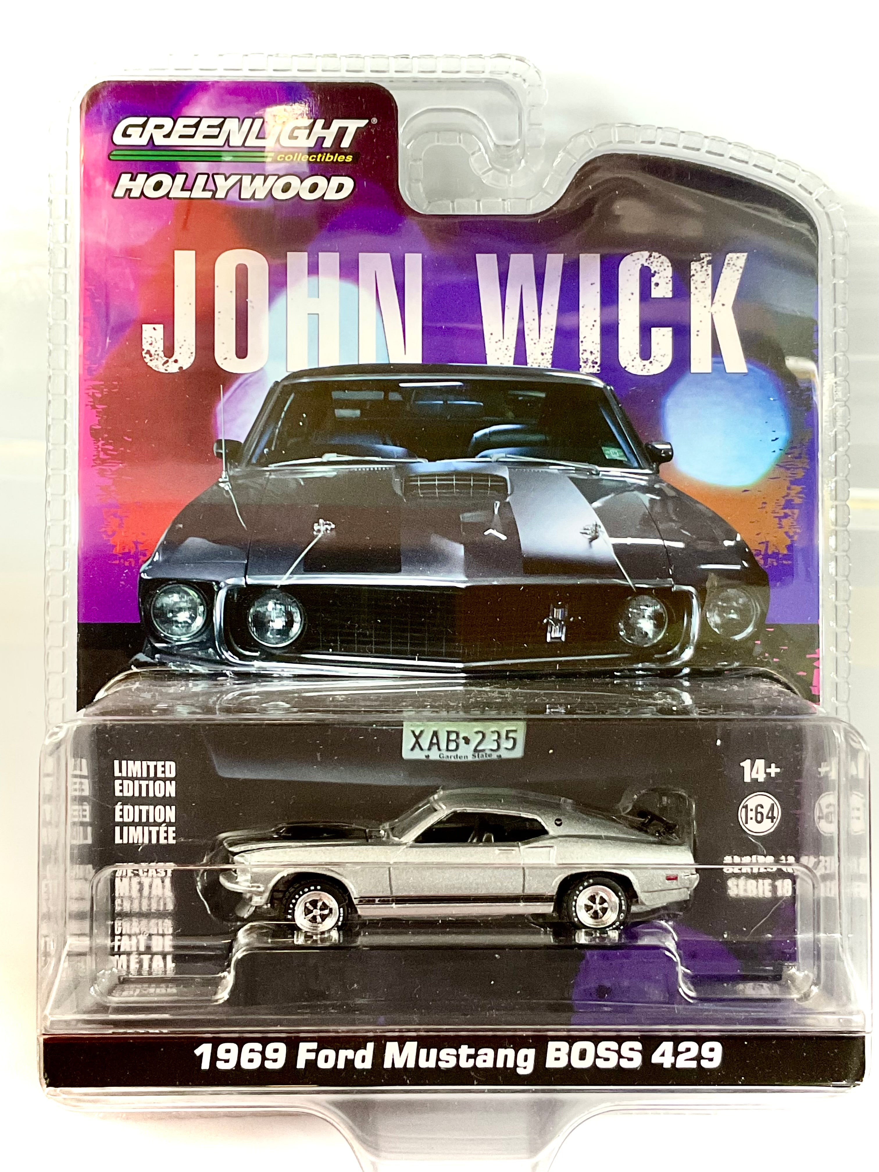 FORD MUSTANG del 1969 , GREENLIGHT scala 1/64