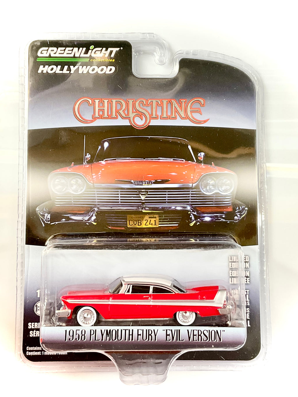 Plymouth Fury 1958 Christine Evil Version 1:64 – Greenlight 44840-B