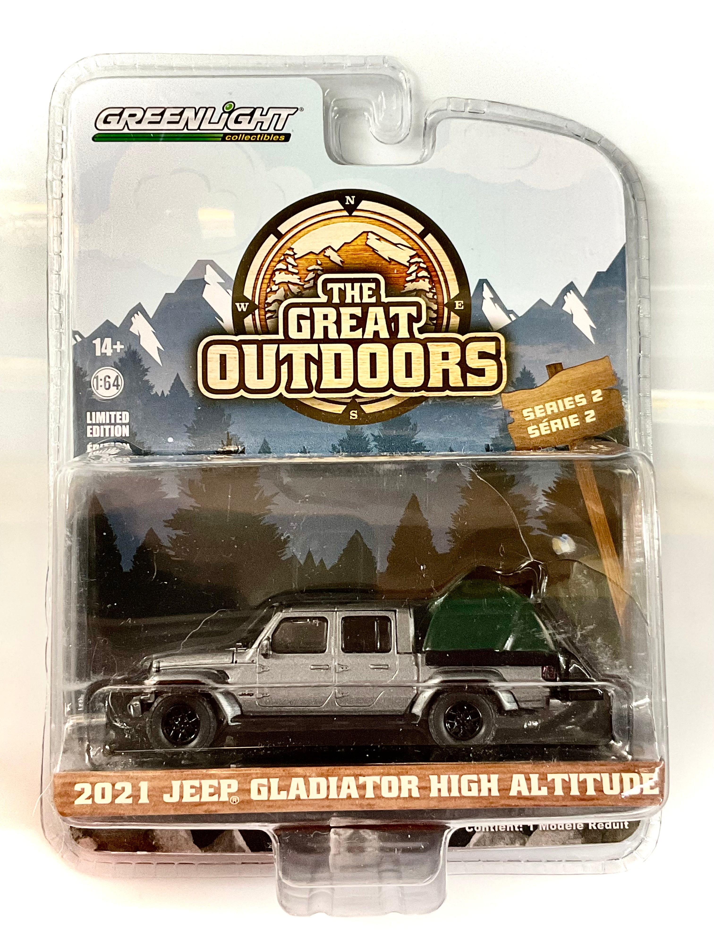 JEEP GLADIATOR del 2021 , GREENLIGHT scala 1/64