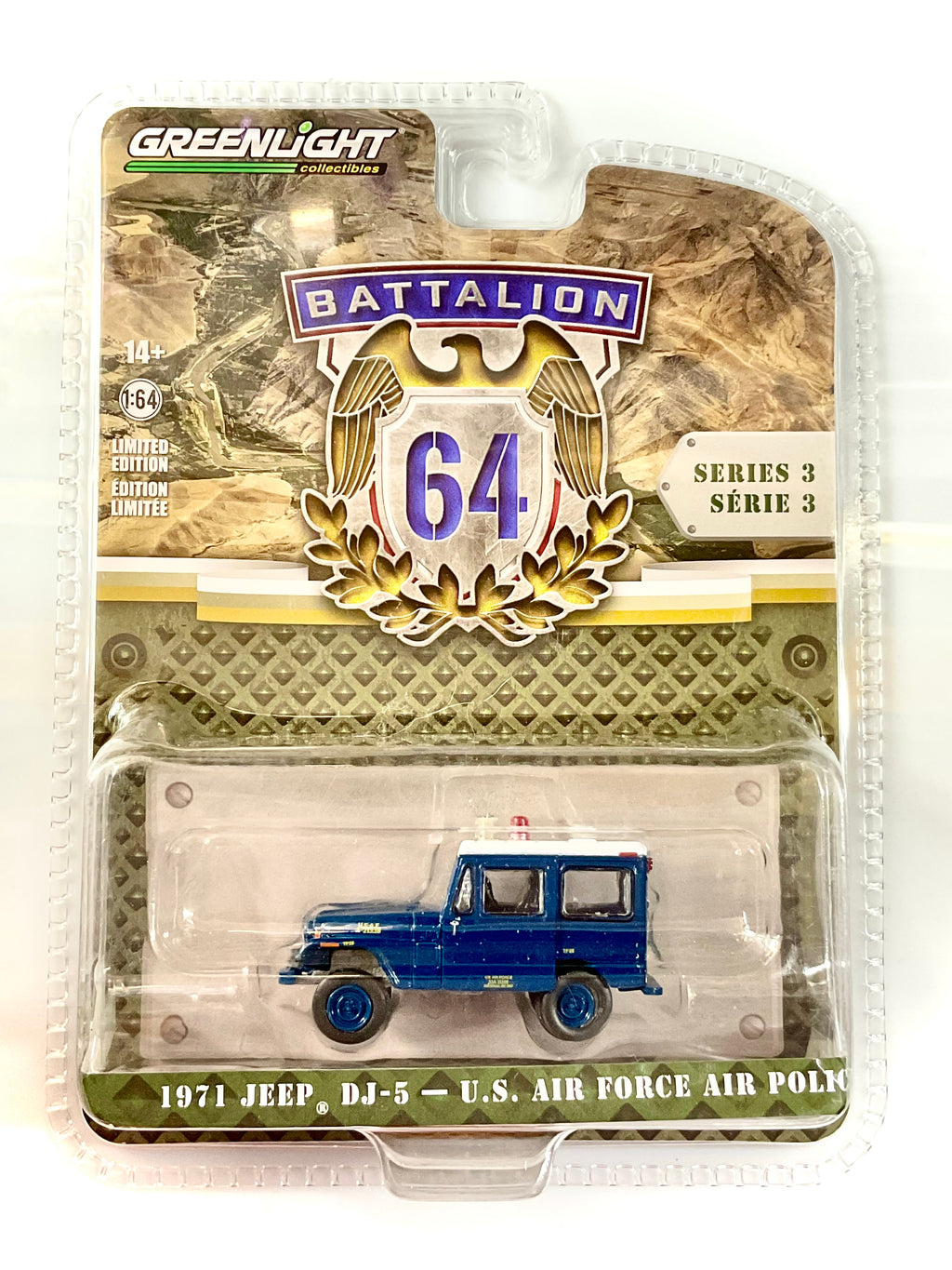 Jeep DJ-5 1971 U.S. Air Force Air Police 1:64 – Greenlight 61030-D