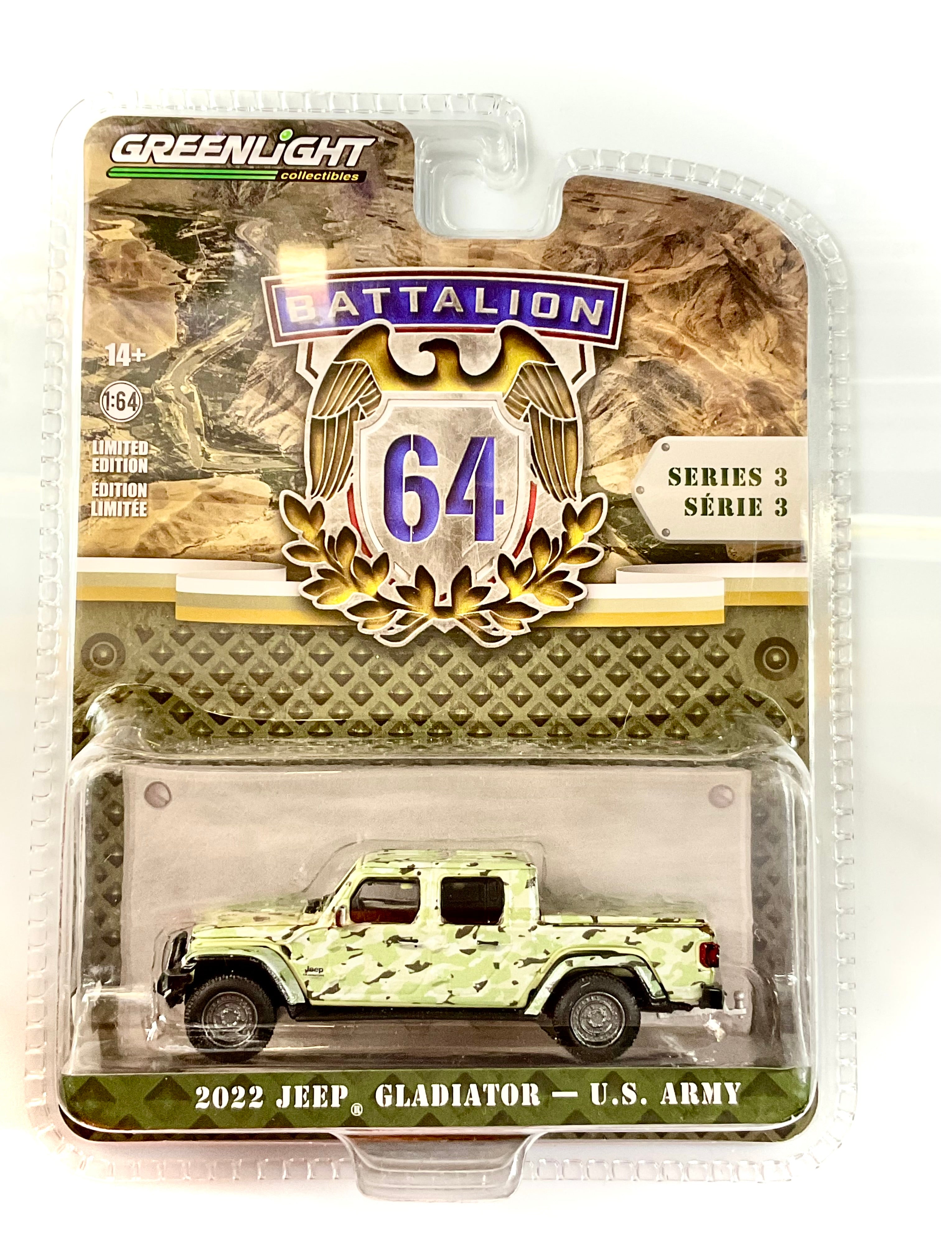 JEEP GLADIATOR del 2022 , GREENLIGHT scala 1/64