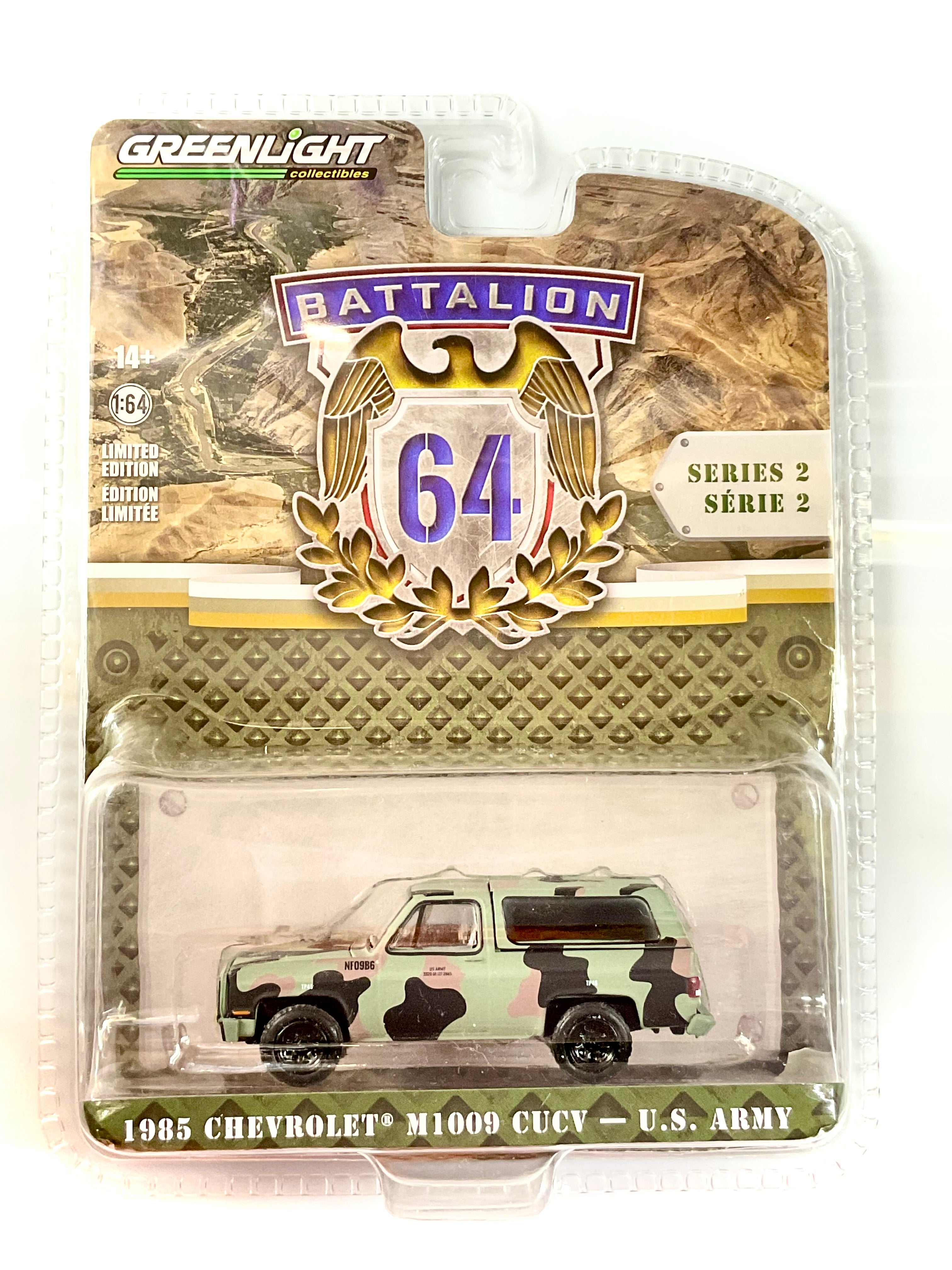 CHEVROLET M1009 CUCV del 1985 , GREENLIGHT scala 1/64