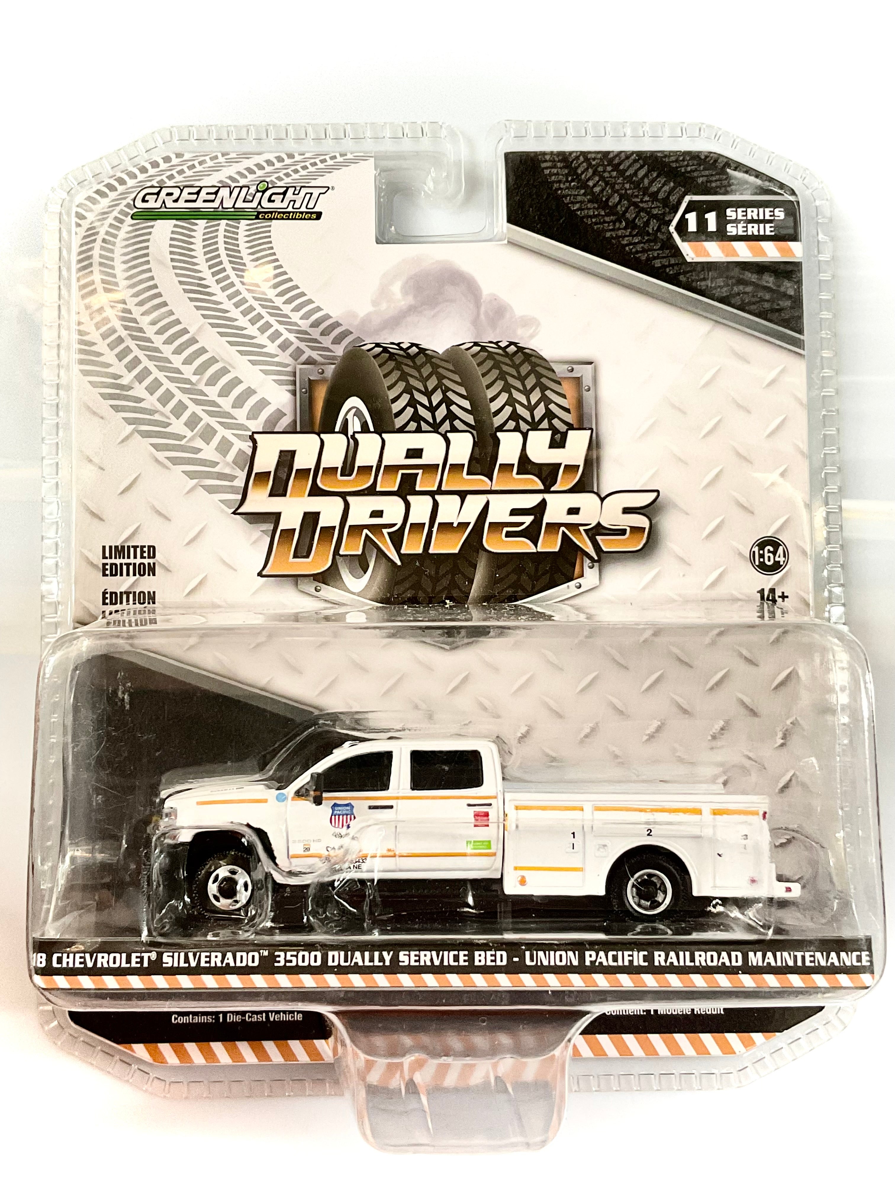 CHEVROLET SILVERADO 3500 , GREENLIGHT scala 1/64