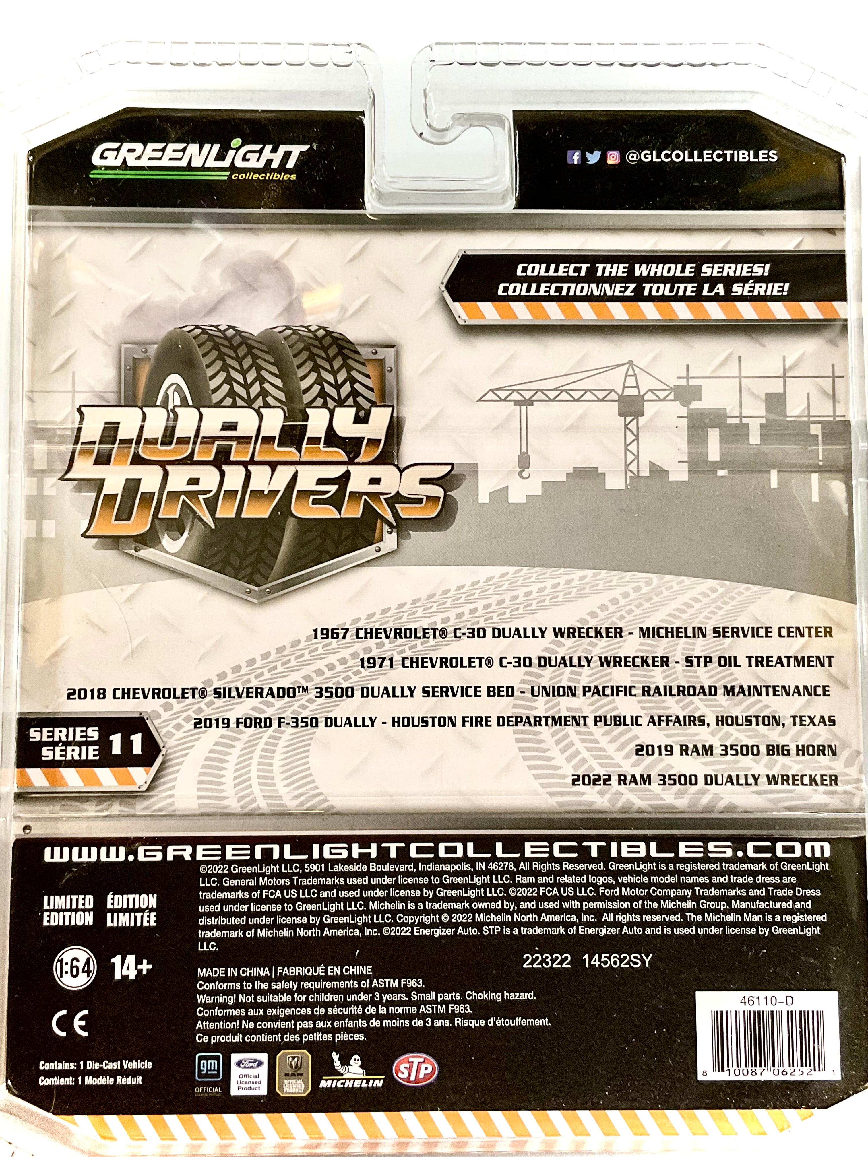 FORD F-350 del 2019 , GREENLIGHT scala 1/64