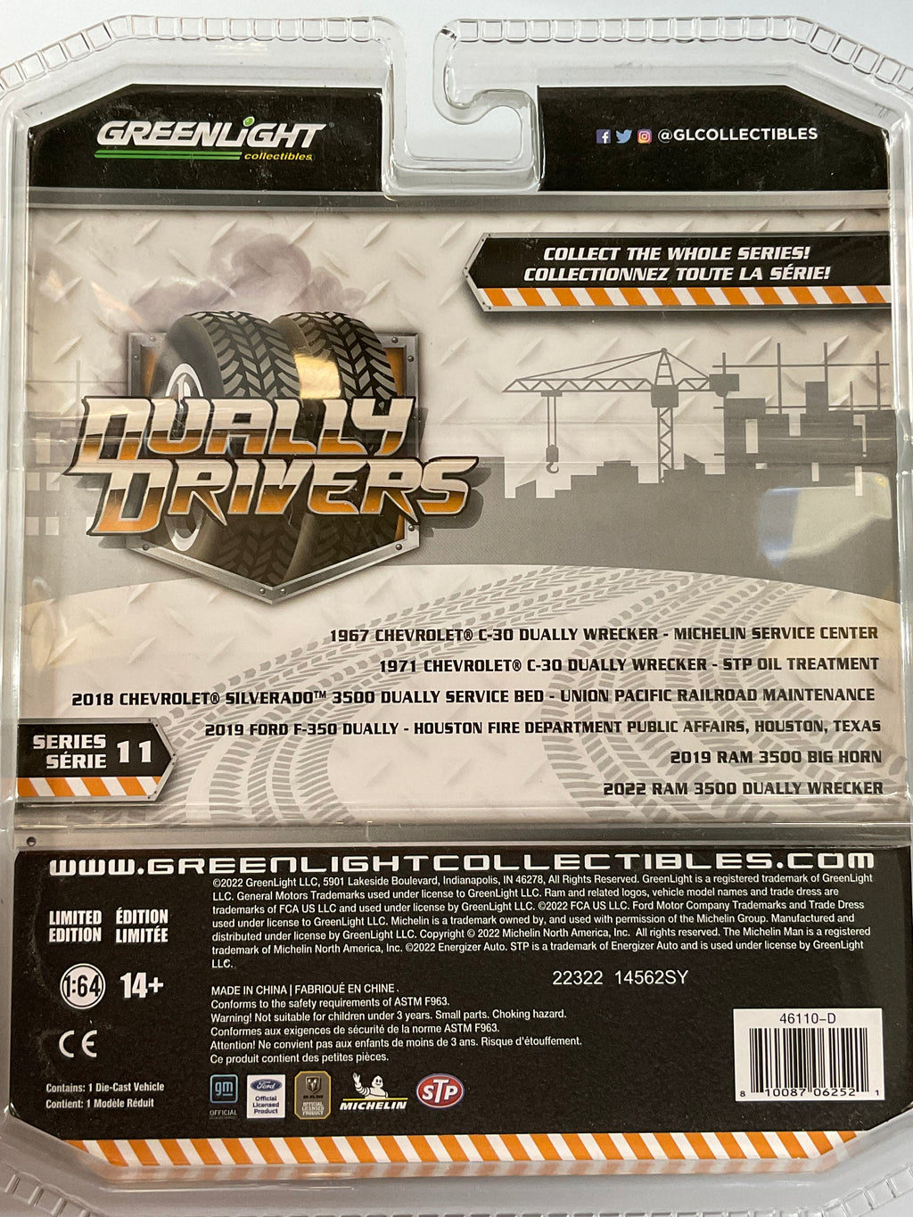 FORD F-350 del 2019 , GREENLIGHT scala 1/64