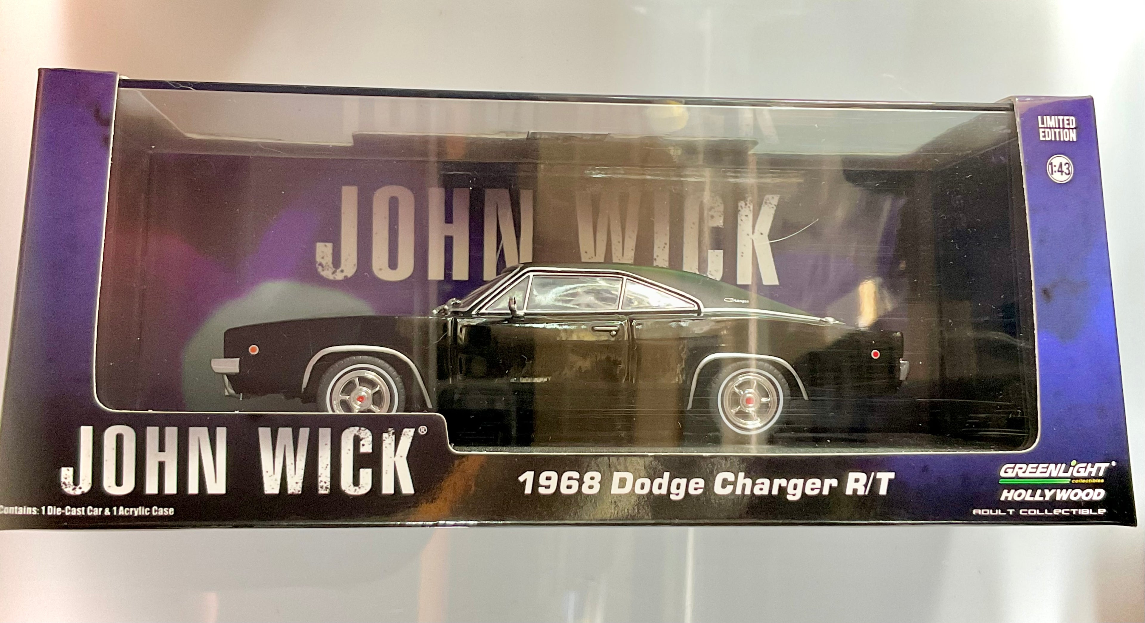 DODGE CHARGER R/T del 1968 , GREENLIGHT scala 1/43