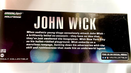 Dodge Charger R/T 1968 John Wick scala 1:43 – Greenlight 86608-retro confezione