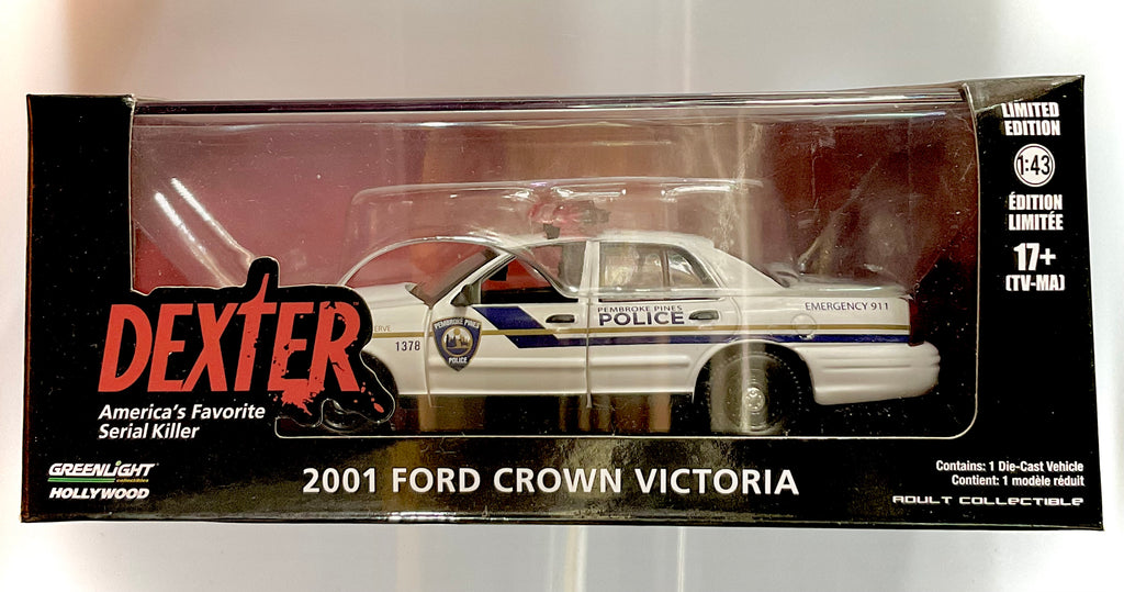 Ford Crown Victoria Police 2001 “Dexter” scala 1:43 – Greenlight 86614