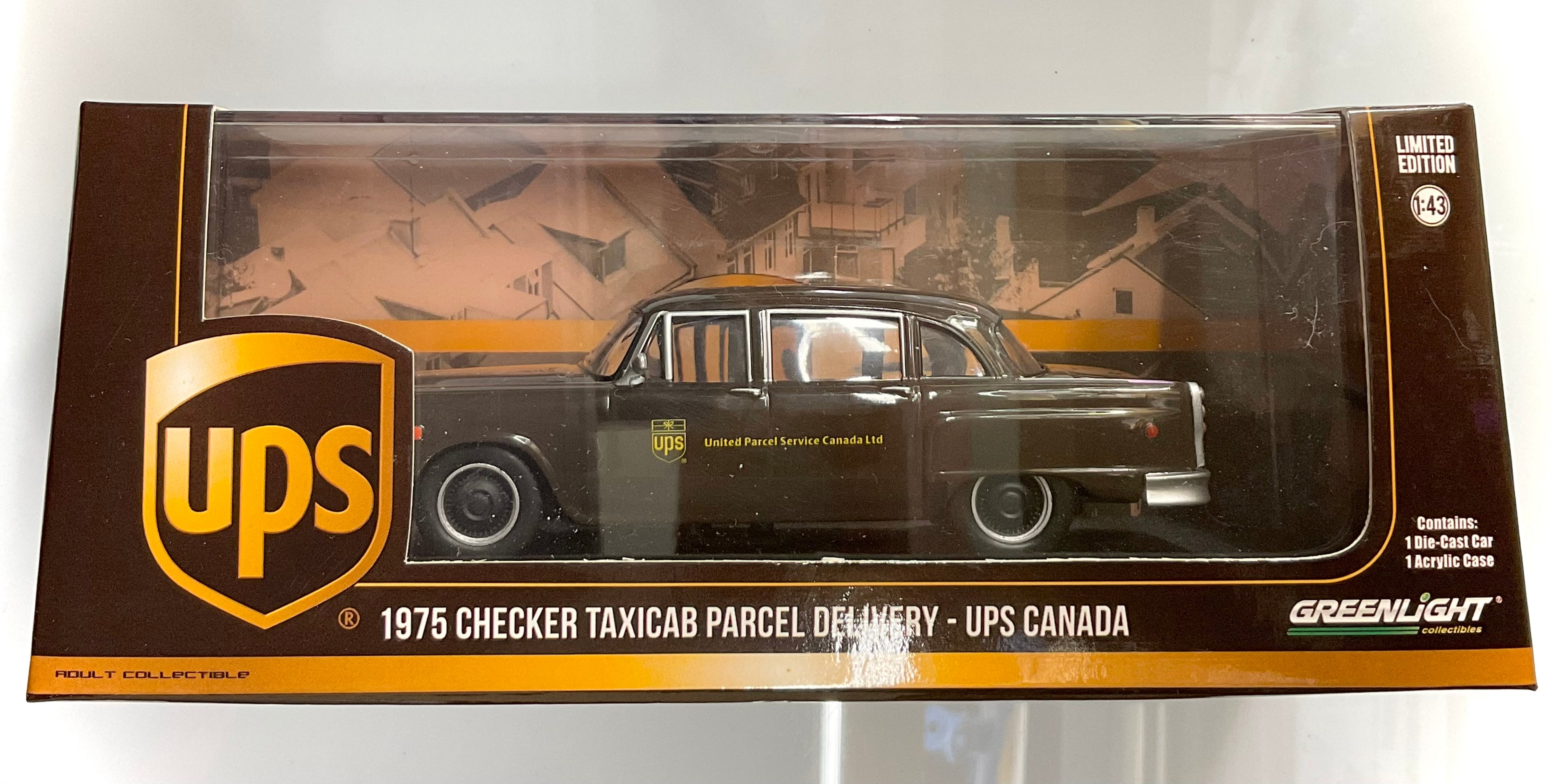 CHECKER TAXICAB del 1975 , GREENLIGHT scala 1/43