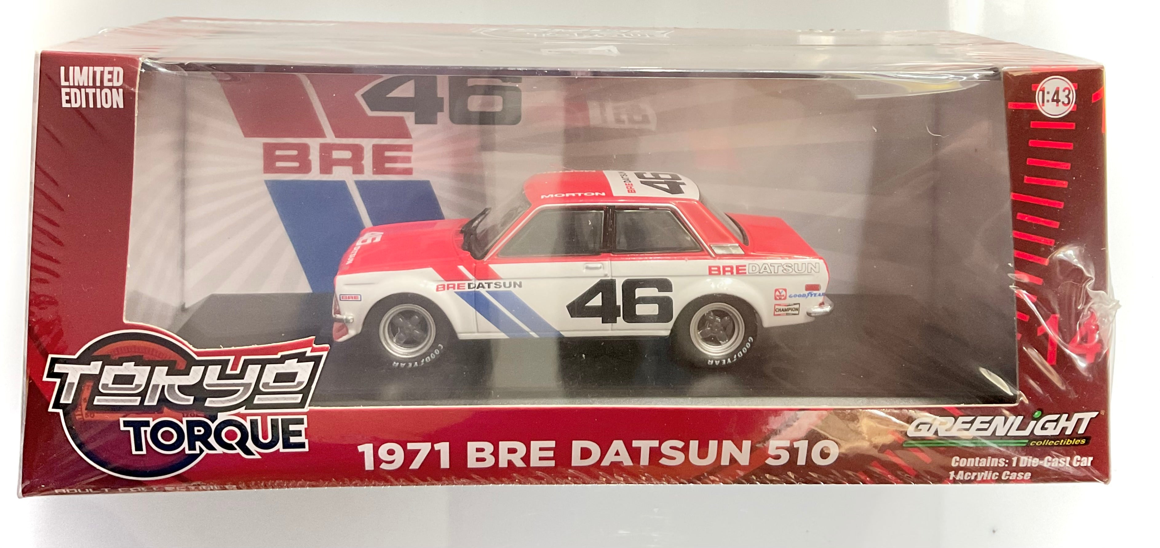 Datsun 510 1971 BRE #46 scala 1:43 – Greenlight 86335