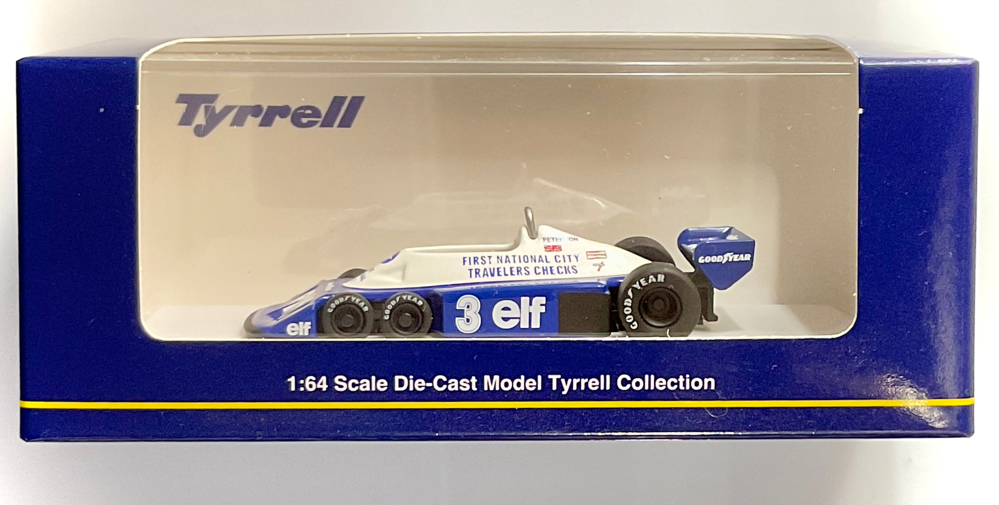 TYRREL P34 n3 del 1977 , KYOSHO scala 1/64