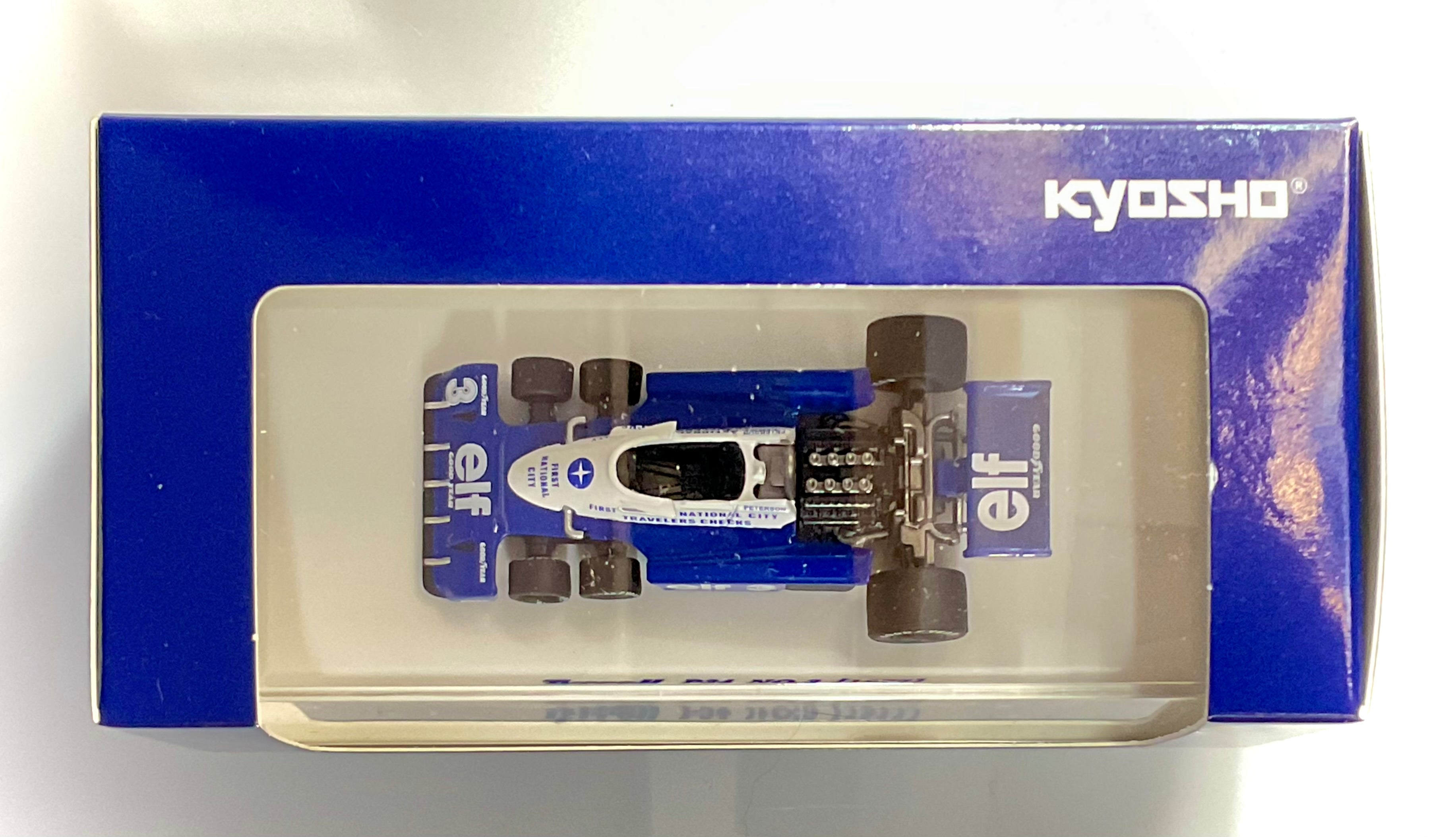 TYRREL P34 n3 del 1977 , KYOSHO scala 1/64