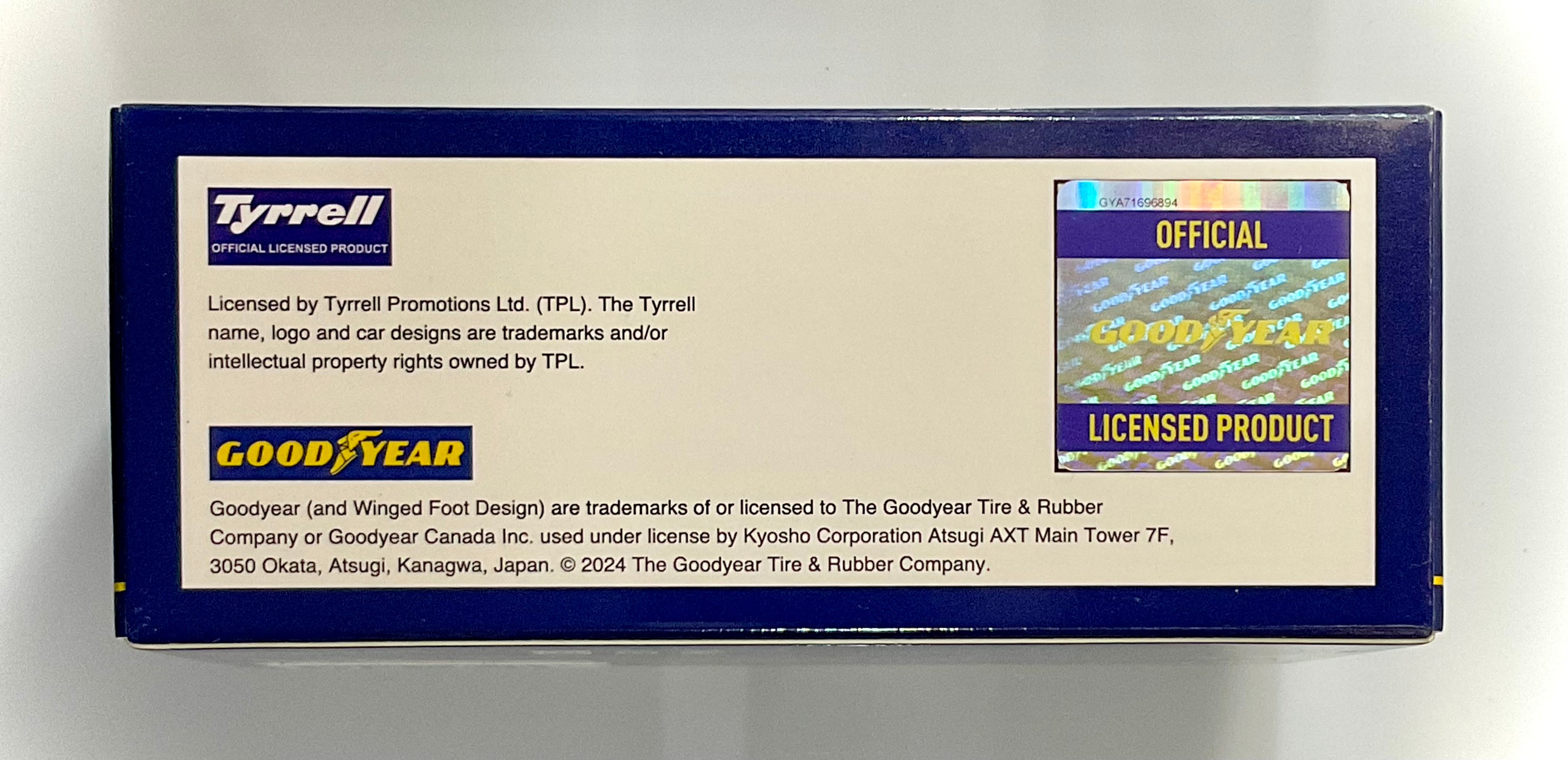 TYRREL P34/2  n4 del 1977 , KYOSHO scala 1/64