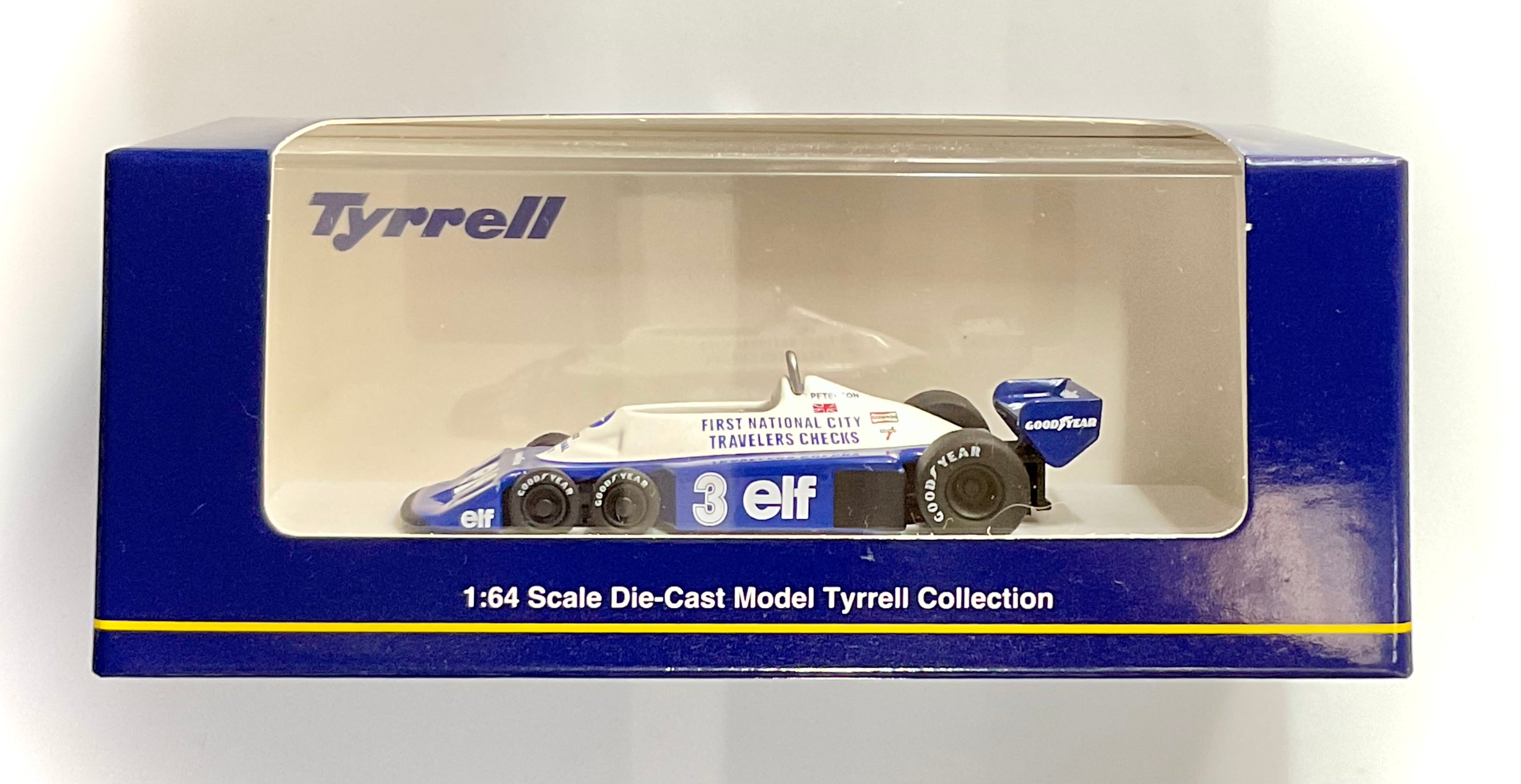 TYRREL P34/2 n3 del 1977 , KYOSHO scala 1/64
