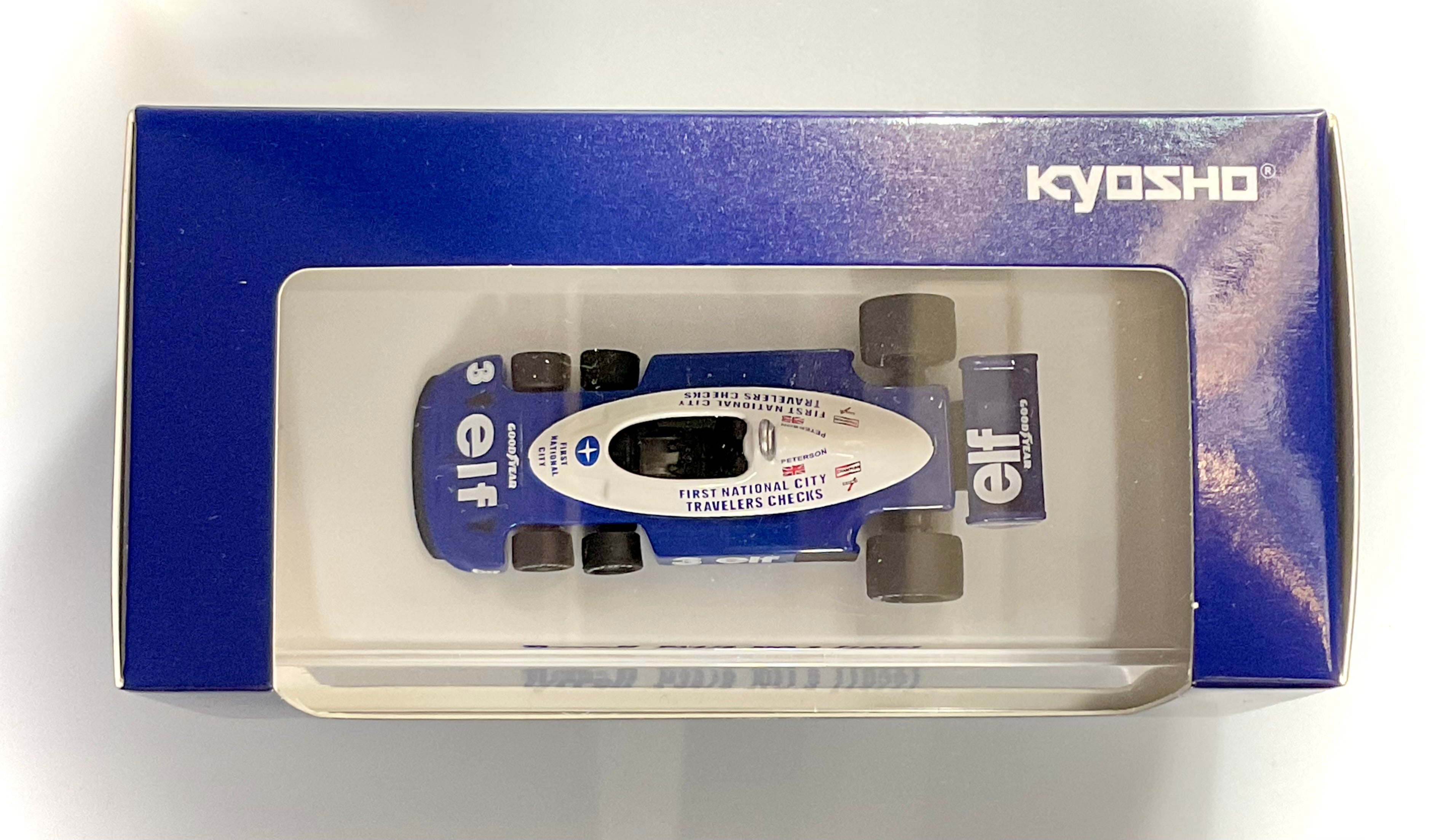 TYRREL P34/2 n3 del 1977 , KYOSHO scala 1/64