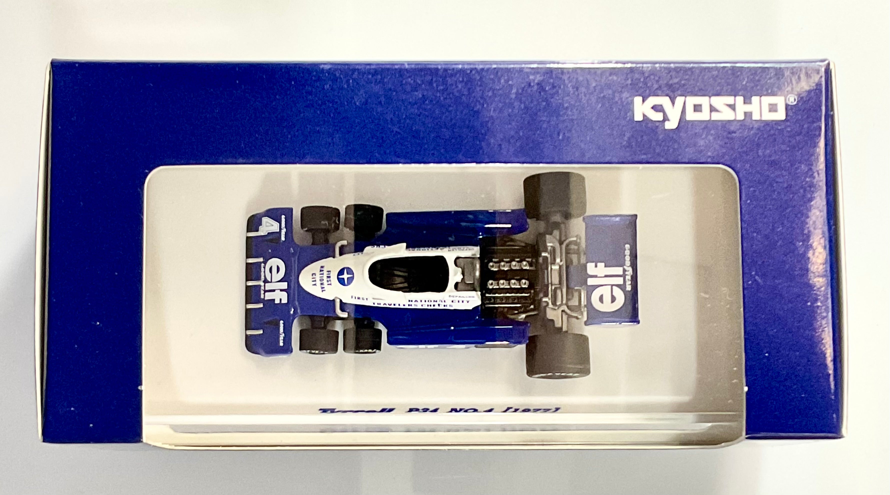 TYRREL P34 n4 del 1977 , KYOSHO scala 1/64