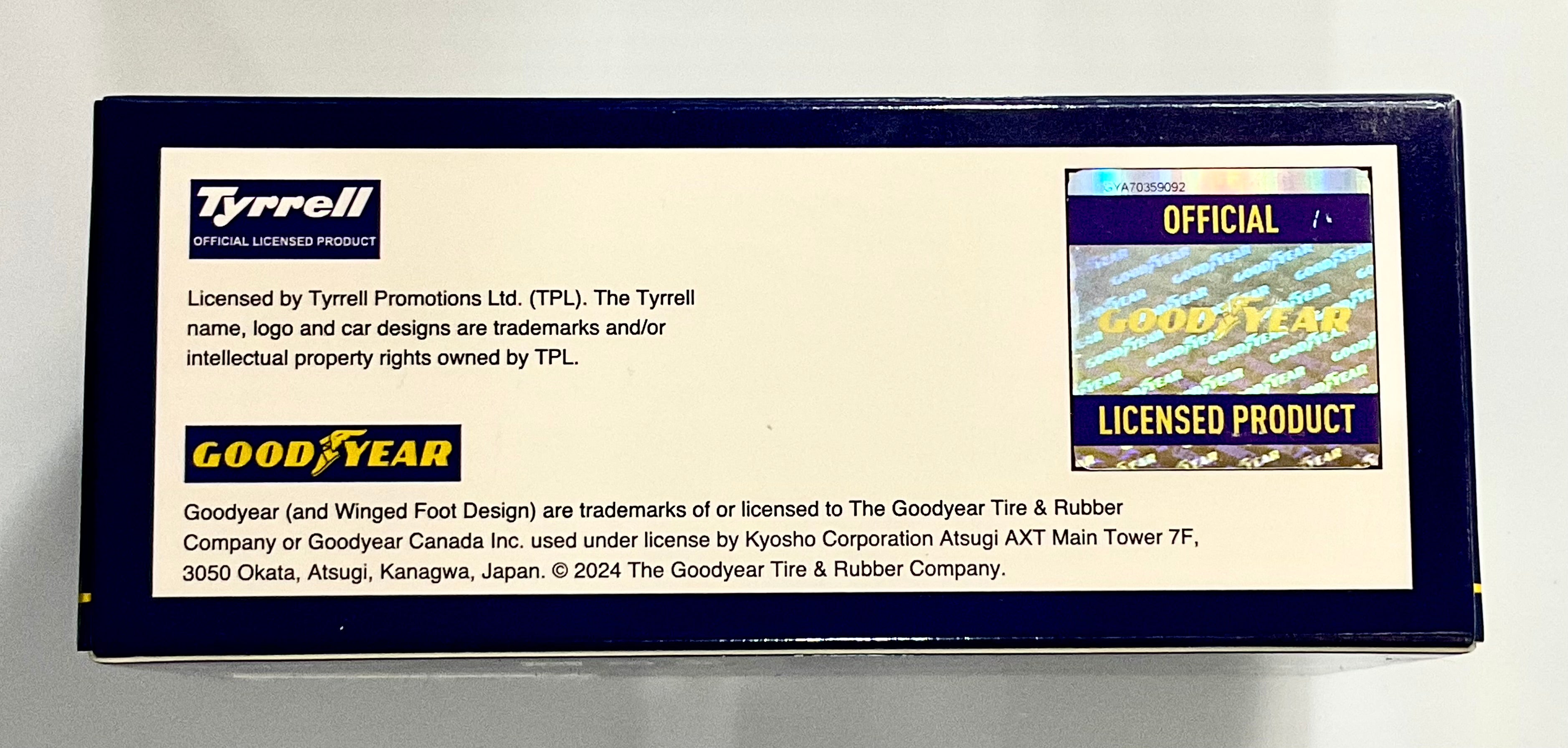 TYRREL P34 n4 del 1977 , KYOSHO scala 1/64