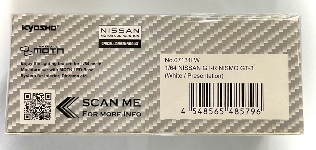 Nissan GT-R Nismo GT-3 scala 1:64 – Kyosho 07131LW