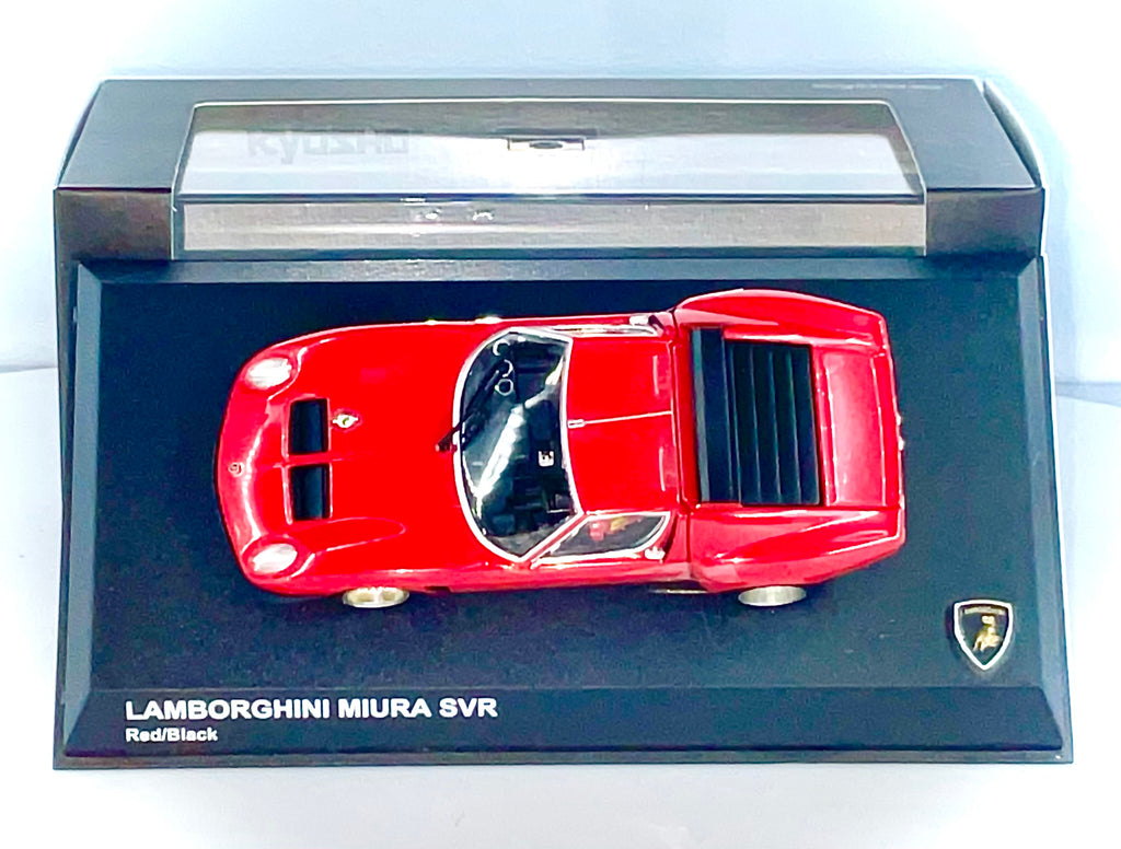 Lamborghini Miura SVR scala 1:43 – Kyosho KS032093R-vista sopra con tutta la confezione