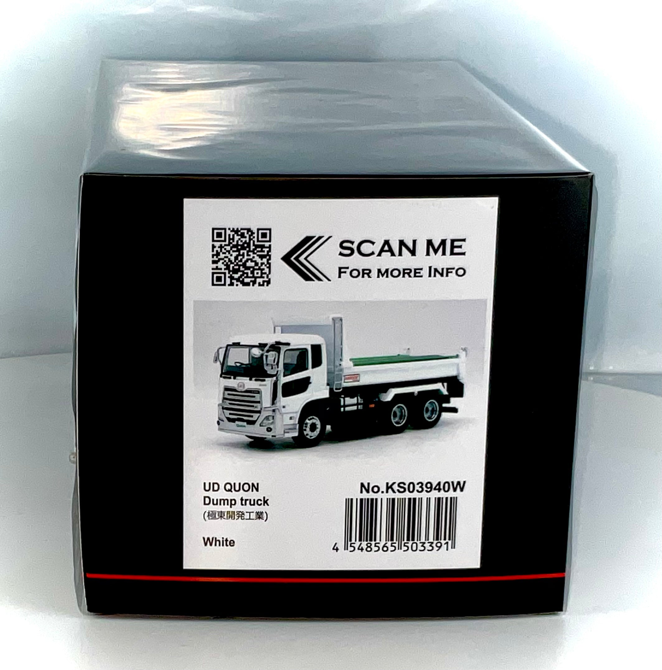 UD Quon Dump Truck Bianco scala 1:43 – Kyosho KS03940W