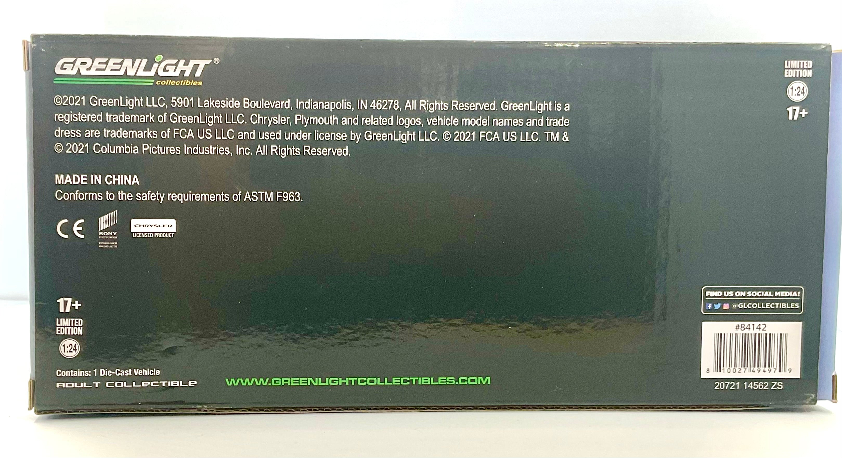 Plymouth Fury 1977 scala 1:24 – Greenlight 84142