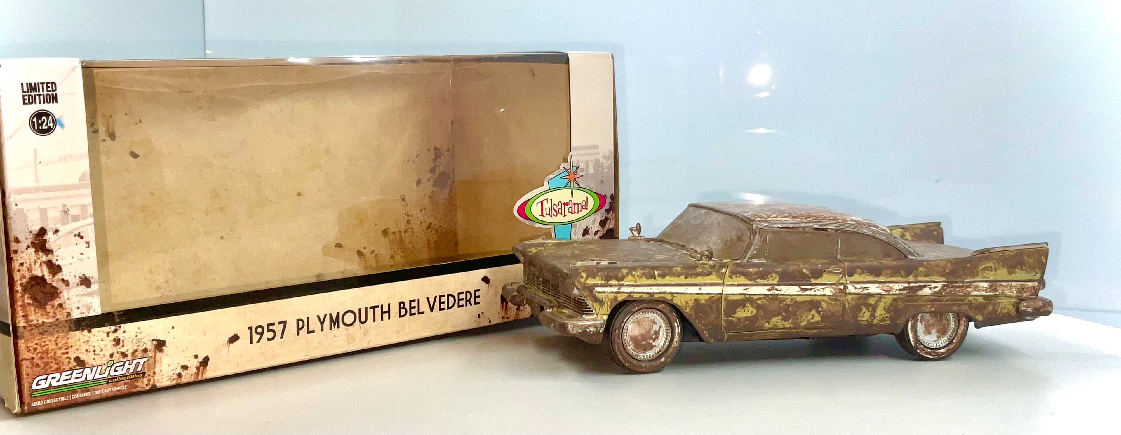 PLYMOUTH BELVEDERE del 1957 , GREENLIGHT scala 1/24
