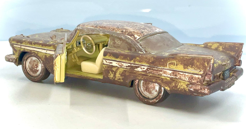 Plymouth Belvedere 1957 scala 1:24 – Greenlight 18261-vista laterale portiera aperta lato guidatore