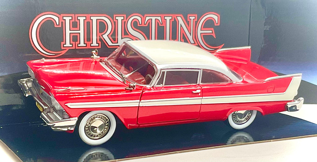 Plymouth Fury 1958 Christine scala 1:24 – Greenlight 84071-vista inclinata con scatola