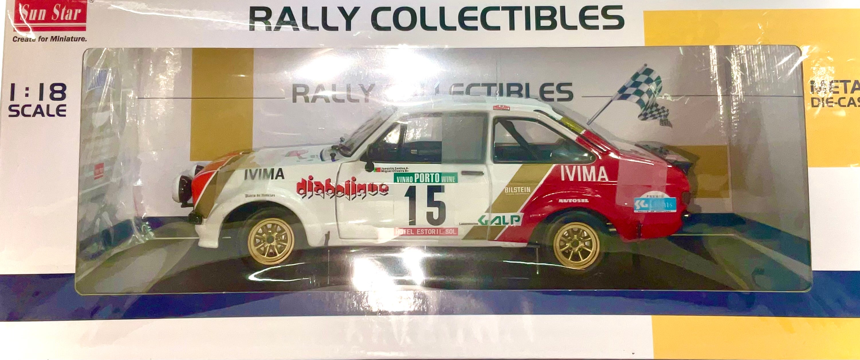Ford Escort RS 1800 Rally de Portugal 1983 #15 Santos/Oliveira scala 1:18 – Sun Star 4862