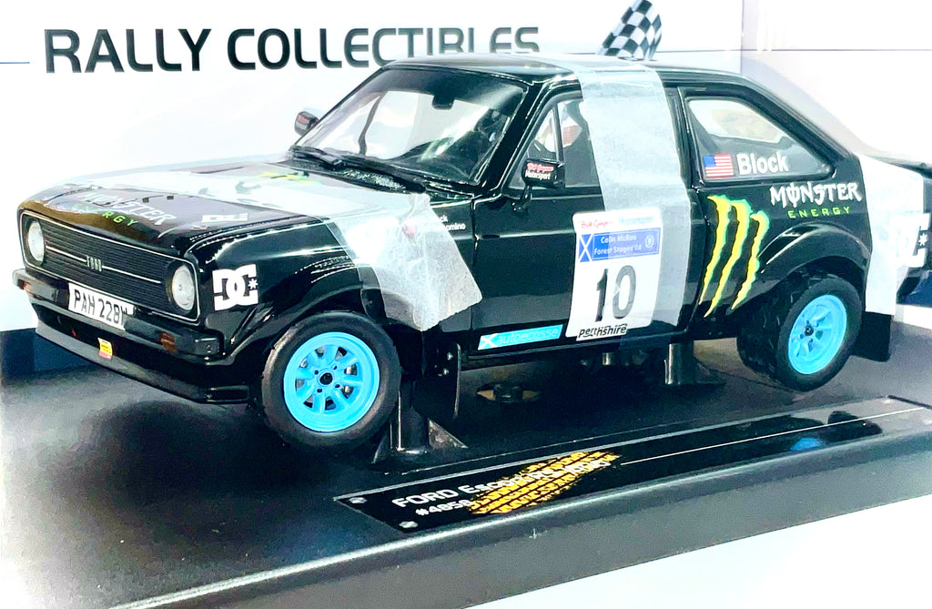 Ford Escort RS 1800 Ken Block / Alex Gelsomino scala 1:18 – Sun Star 4858 - vista 3/4 anteriore