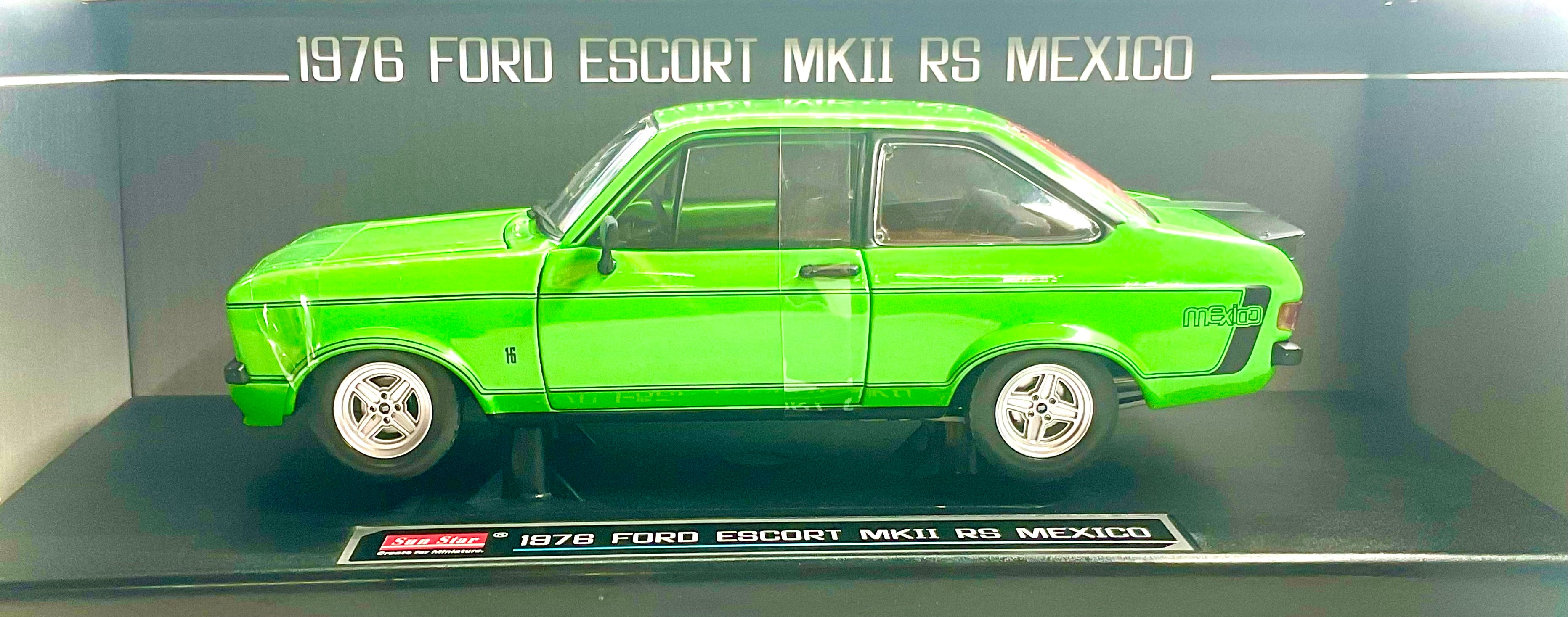 FORD ESCORT MKII RS MEXICO del 1976 , SUN STAR scala 1/18
