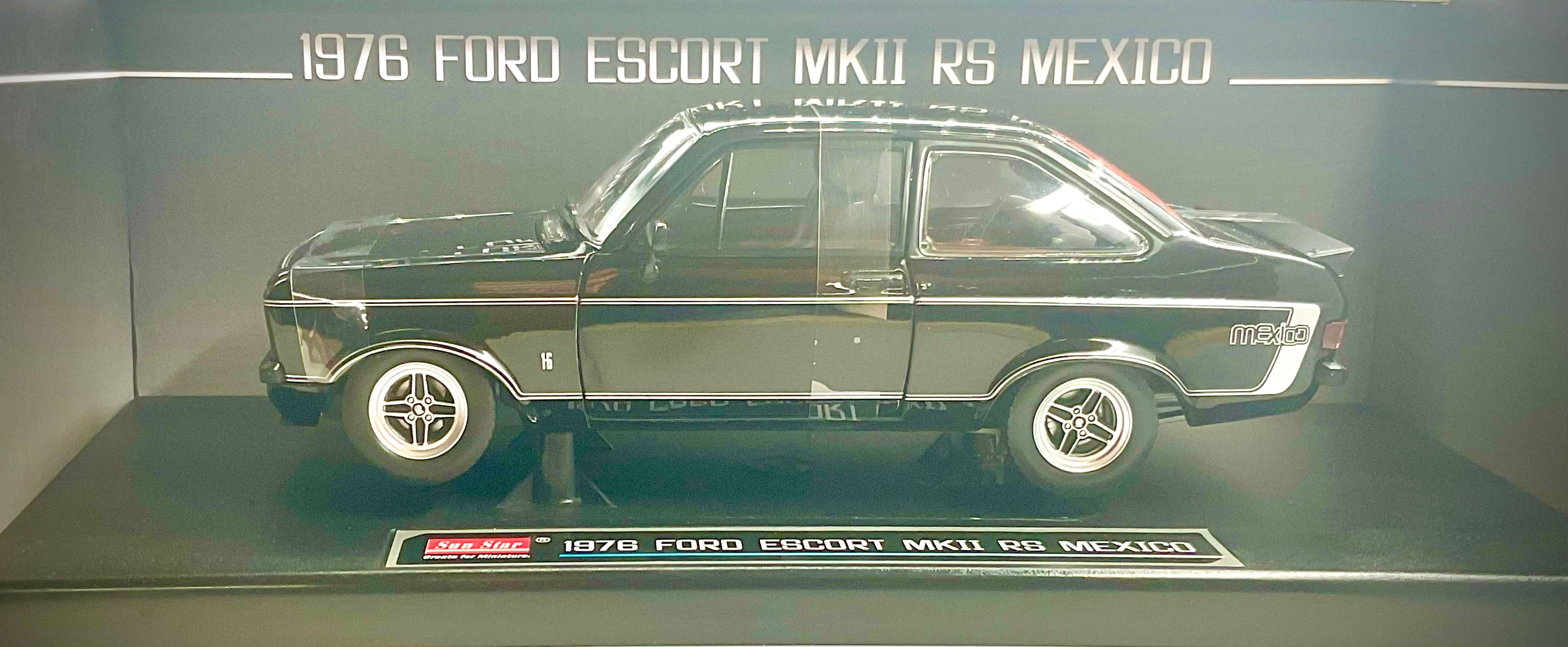 FORD ESCORT RS MKII RS MEXICO del 1976 , SUN STAR scala 1/18