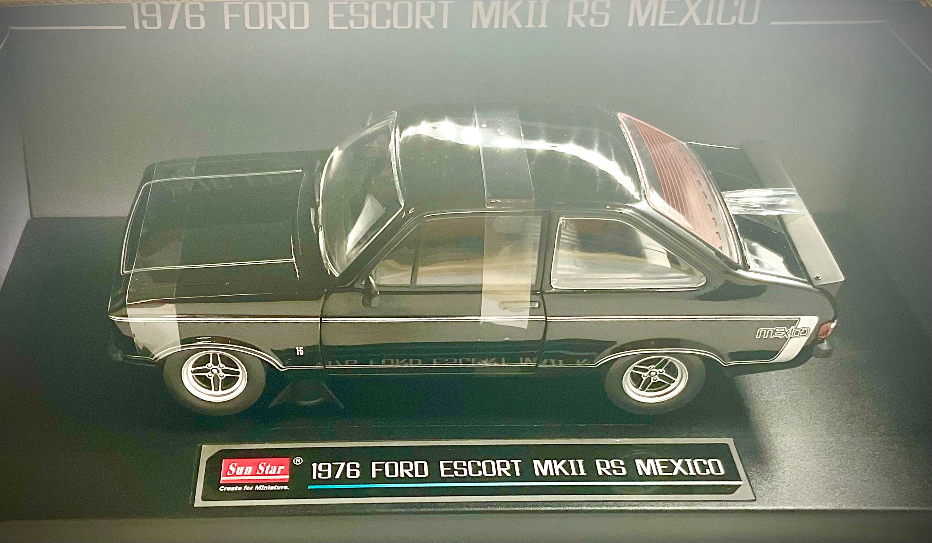 FORD ESCORT RS MKII RS MEXICO del 1976 , SUN STAR scala 1/18