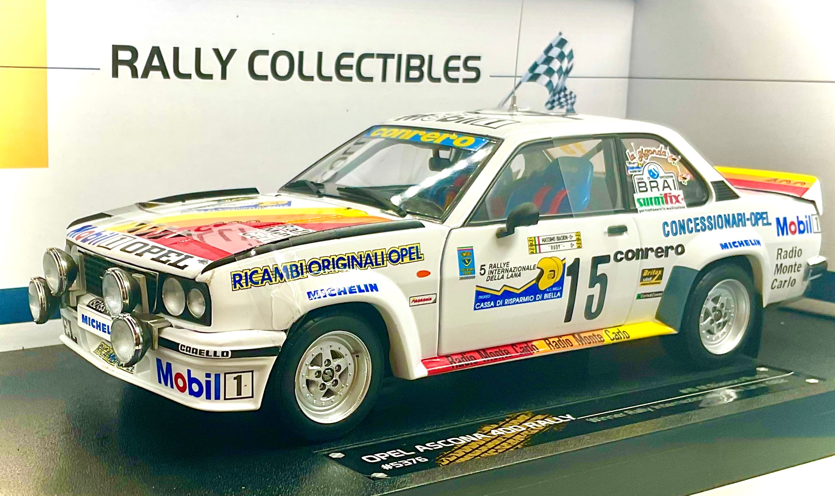 OPEL ASCONA 400 RALLY , SUN STAR scala 1/18