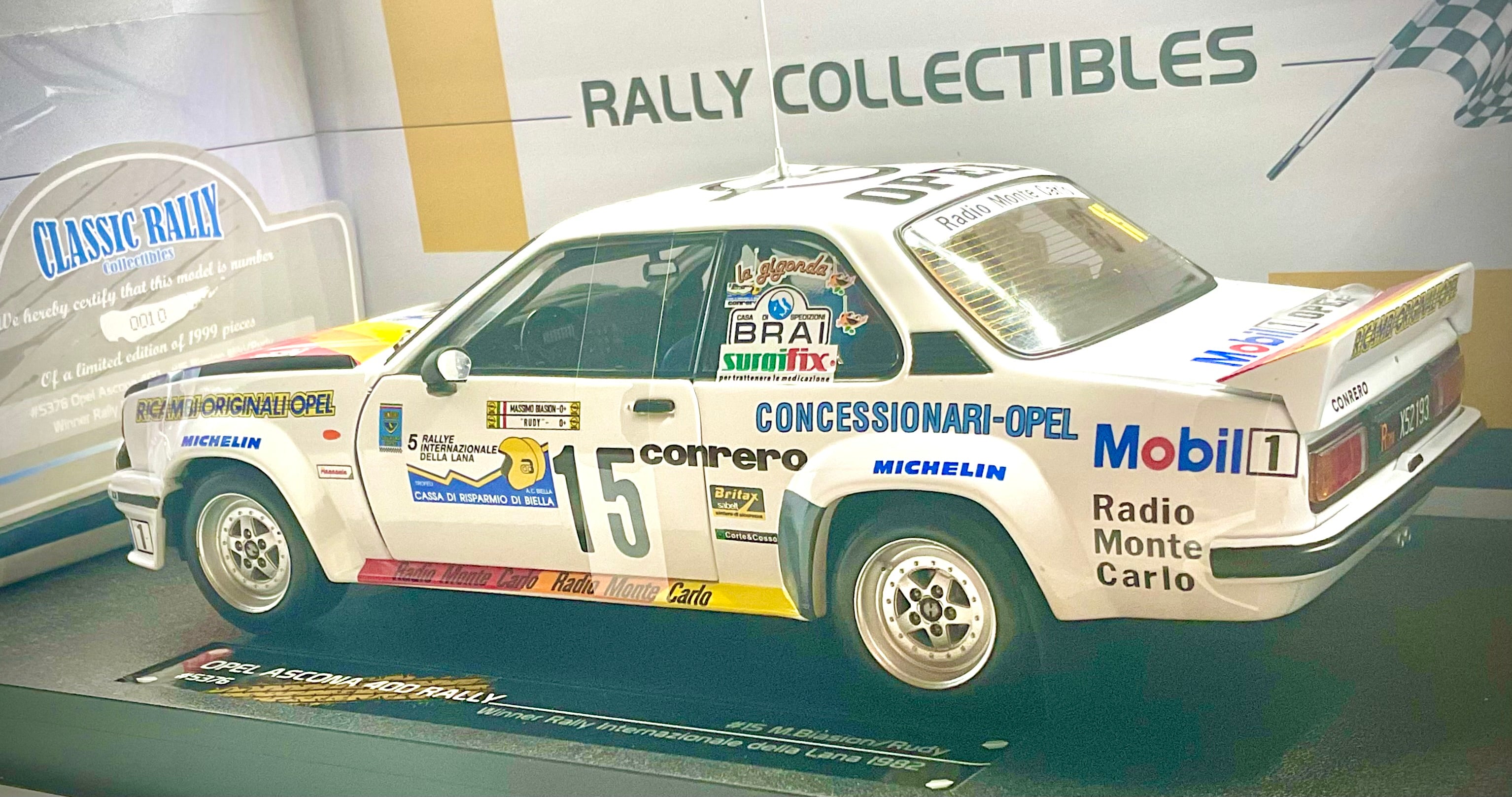 OPEL ASCONA 400 RALLY , SUN STAR scala 1/18