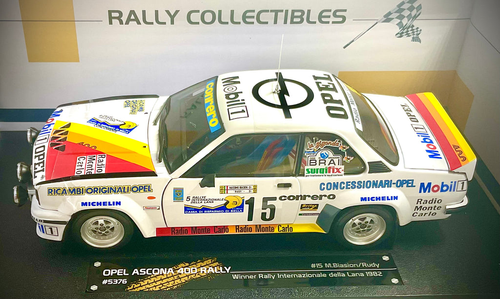 OPEL ASCONA 400 RALLY , SUN STAR scala 1/18