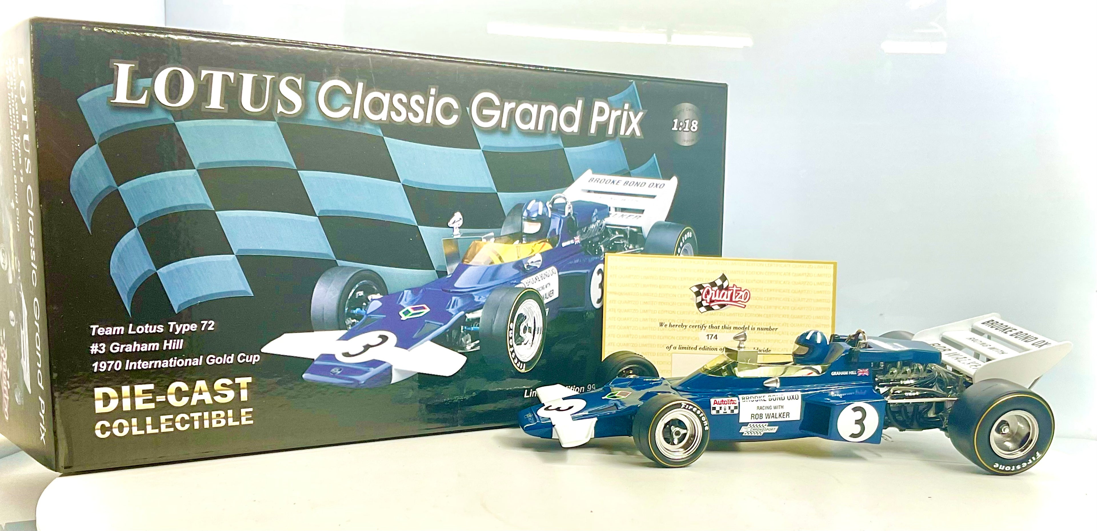 LOTUS TYPE 72 del 1970 , SUN STAR scala 1/18