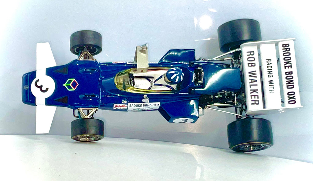 Lotus Type 72 1970 #3 Graham Hill scala 1:18 Ed. Limitata – Sun Star 18279-vista da sopra