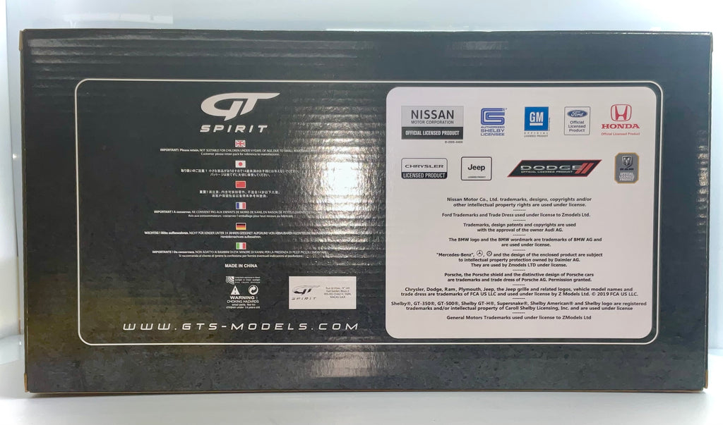 Honda NSX scala 1:18 Serie Limitata Numerata – GT Spirit / Kyosho KJ034