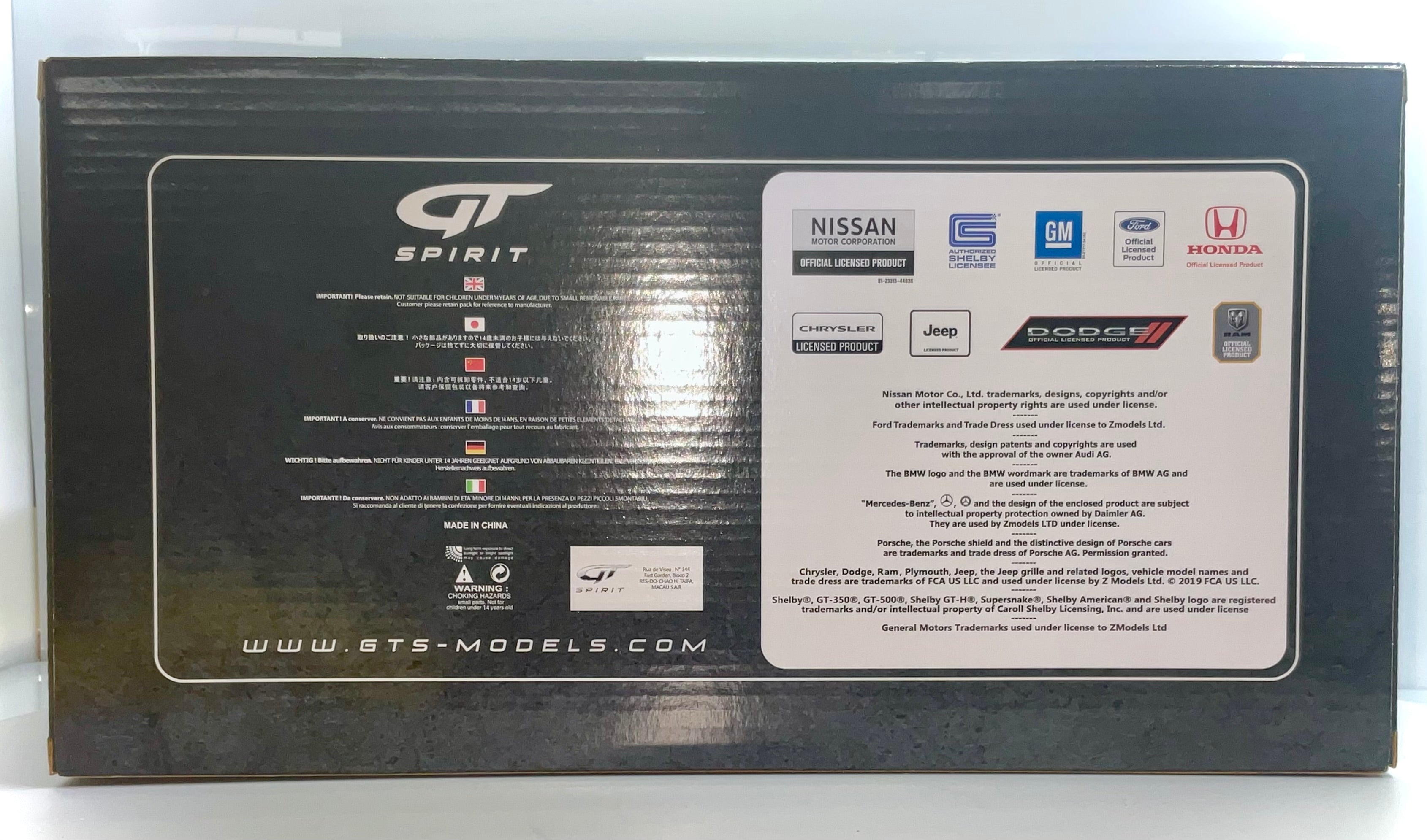 Honda NSX scala 1:18 Serie Limitata Numerata – GT Spirit / Kyosho KJ034