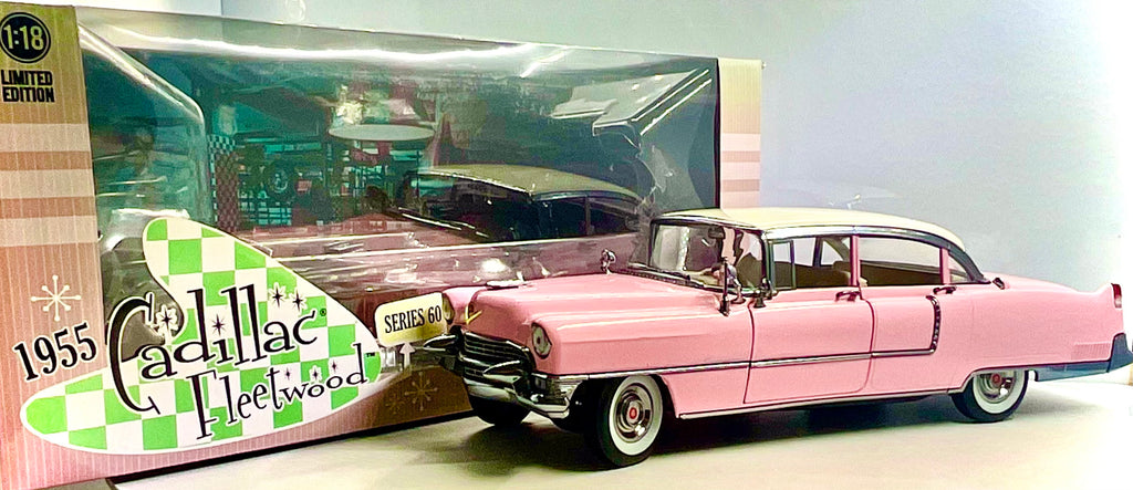CADILLAC FLEETWOOD SERIES 60 del 1955 , GREENLIGHT scala 1/18