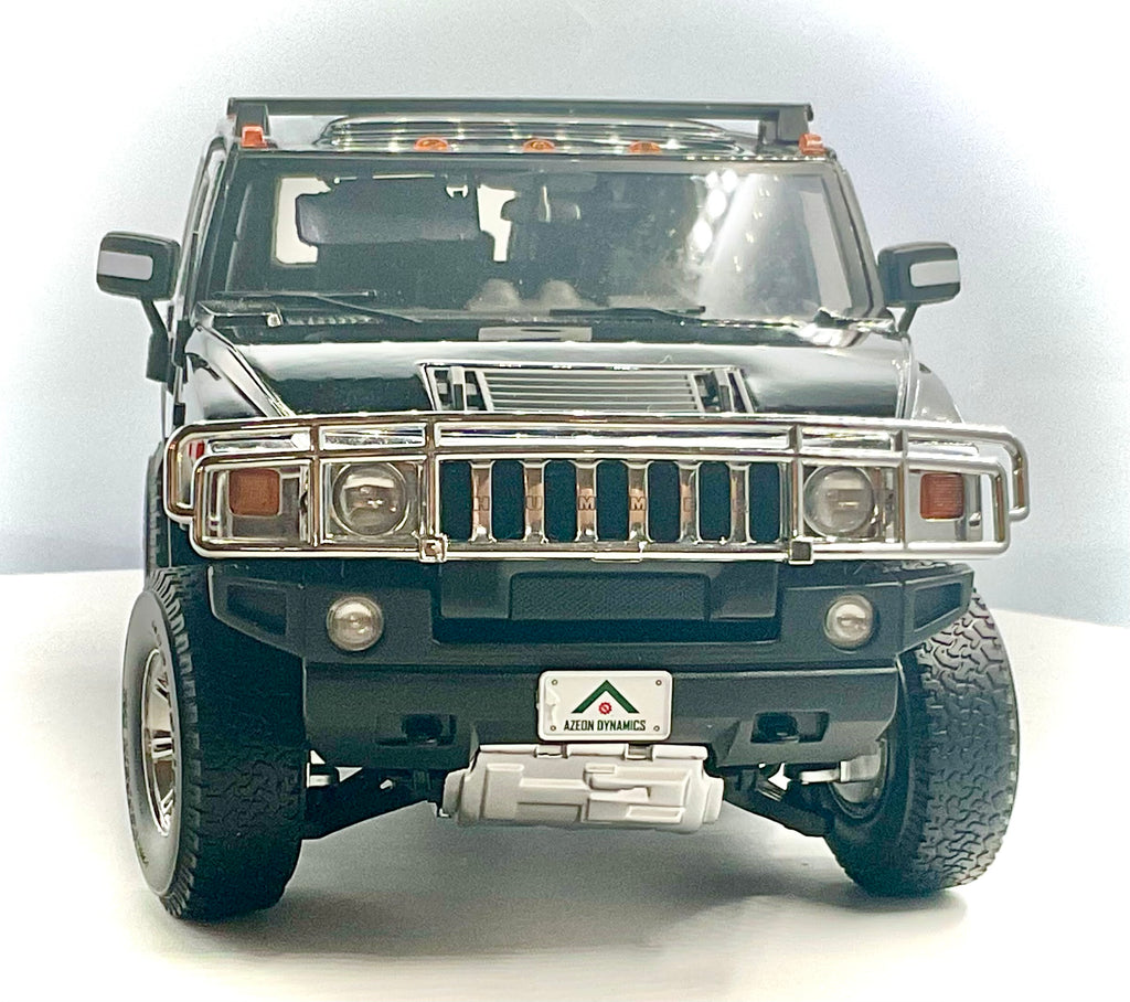 HUMMER H2 , HIGHWAY 61 GREENLIGHT scala 1/18