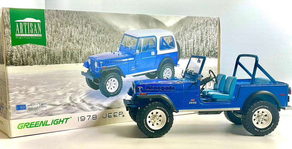 JEEP CJ-7 RENEGADE del 1979 , GREENLIGHT scala 1/18