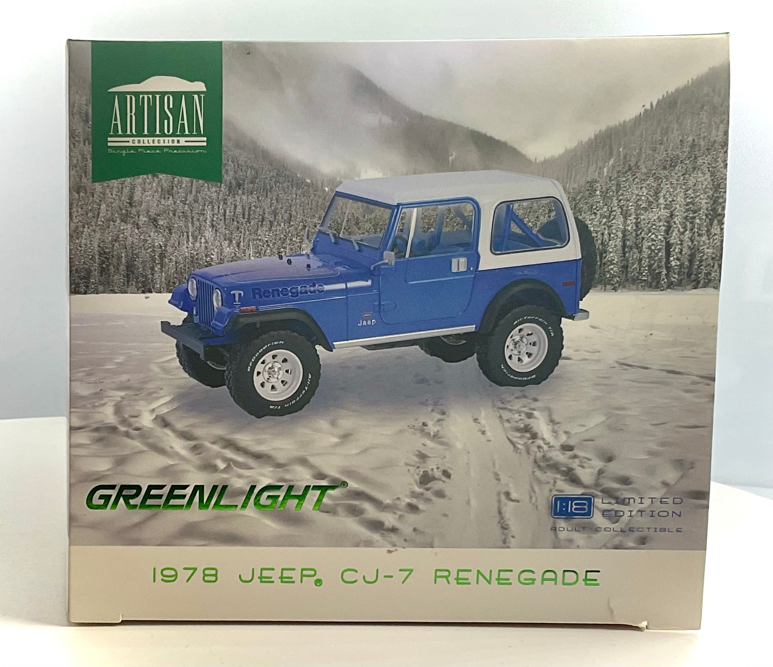 JEEP CJ-7 RENEGADE del 1979 , GREENLIGHT scala 1/18