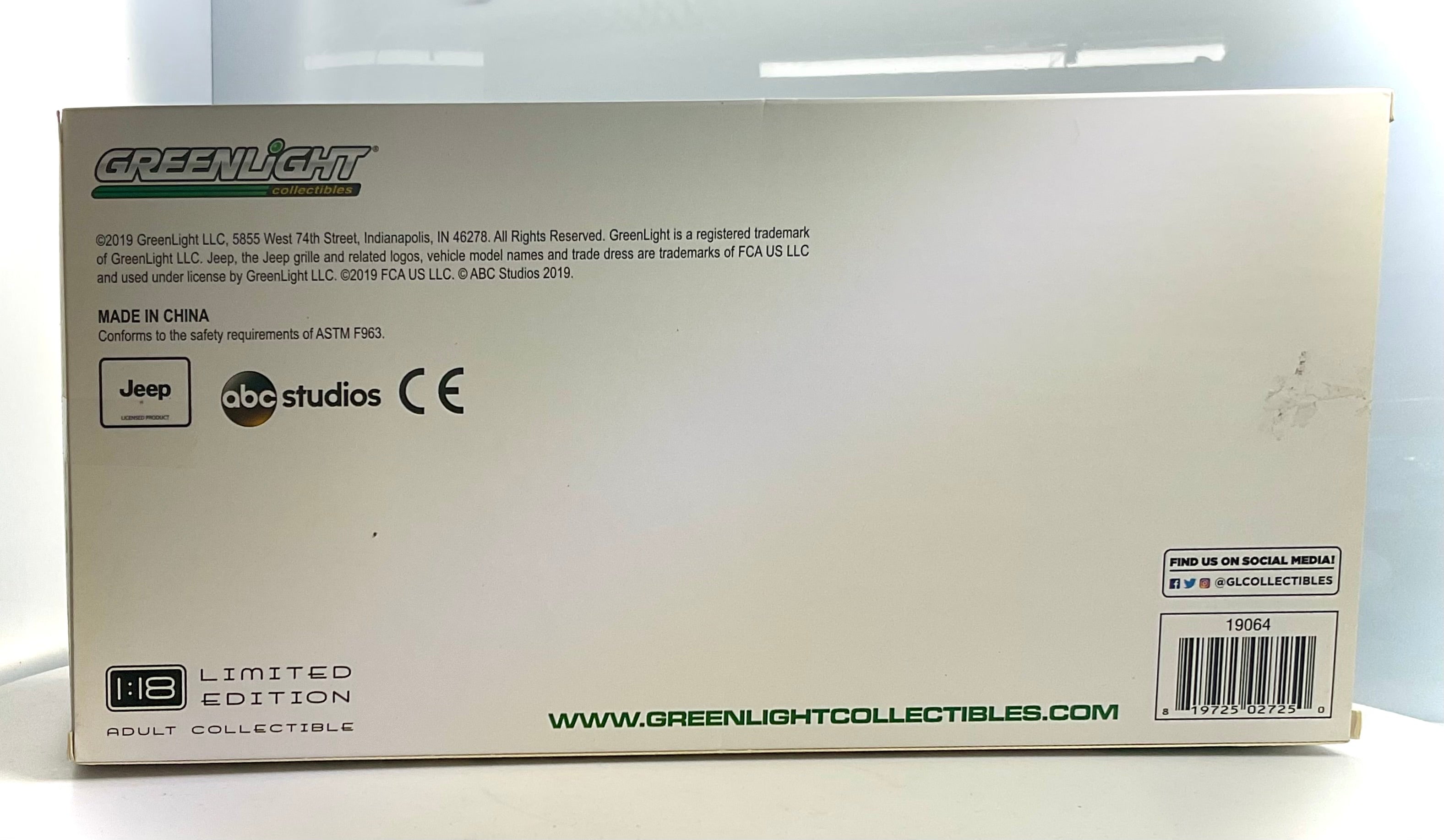 JEEP CJ-7 del 1977 , GREENLIGHT scala 1/18