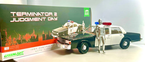 Chevrolet Caprice Metropolitan Police 1987 Terminator 2 scala 1:18 – Greenlight