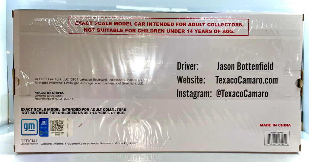 CHEVROLET TEXACO CAMARO  del 1969 , GMP GREENLIGHT scala 1/18